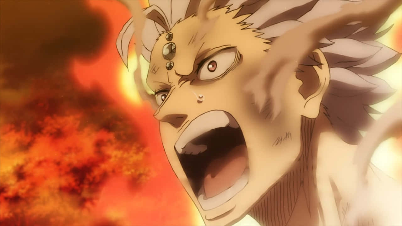 Black Clover Mars, spiky hair, facial piercings, HD Desktop Wallpaper