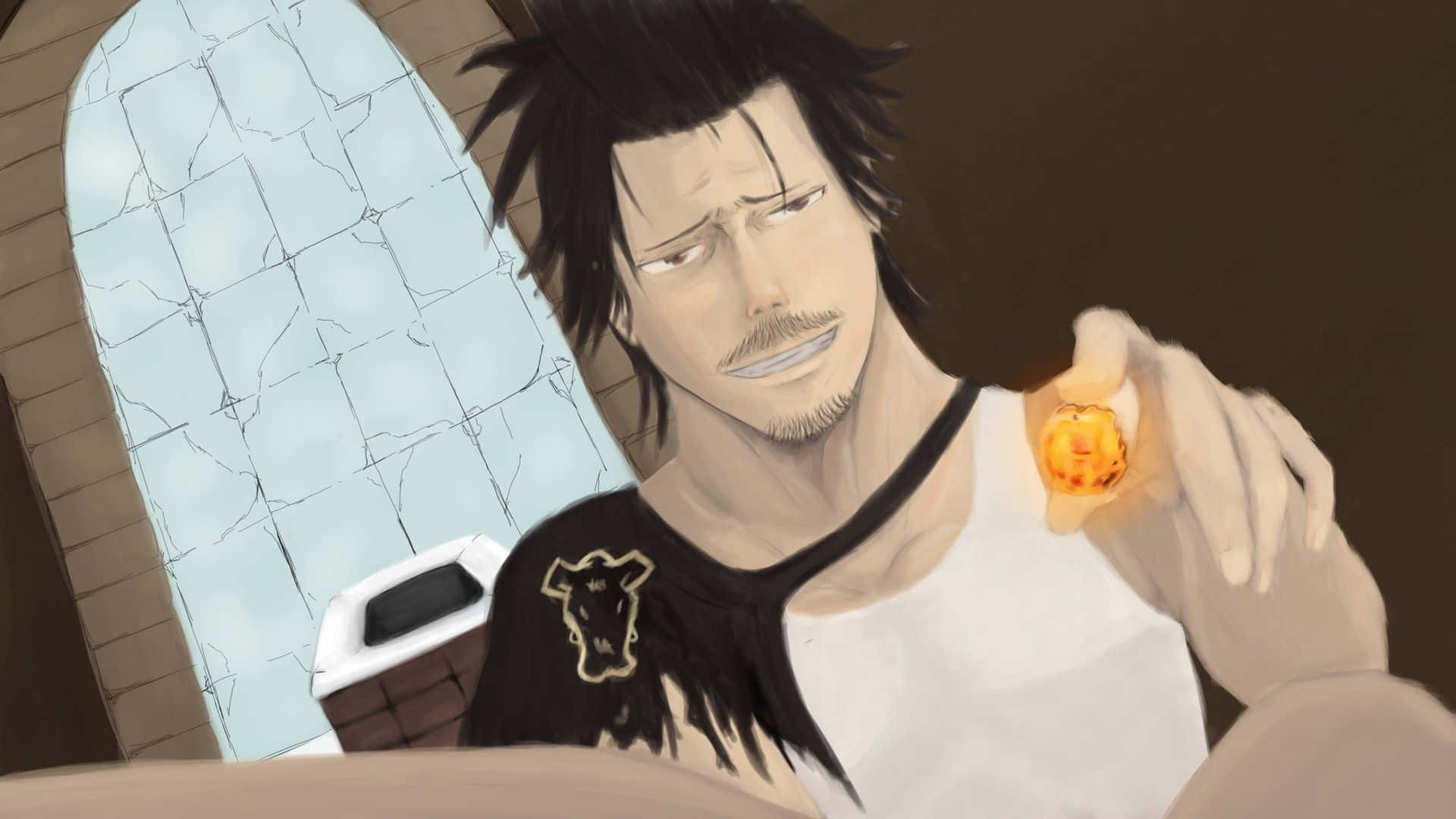 Black Clover, Yami, spiky hair, Full HD Desktop Wallpaper