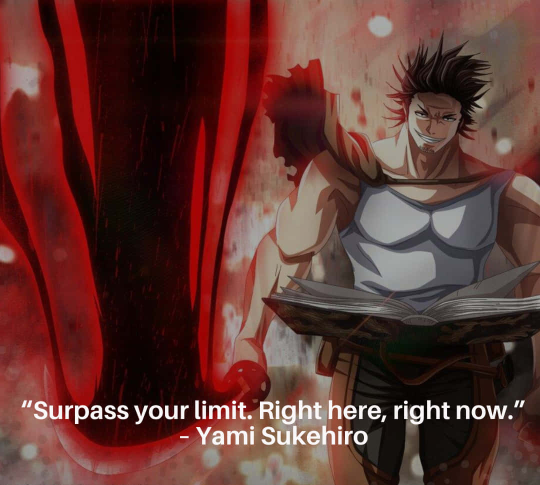 Black Clover Yami, spiky hair, open book, SD Desktop Wallpaper