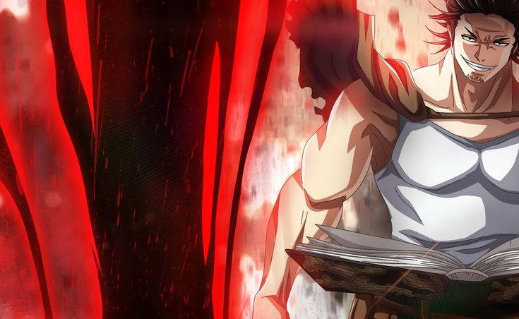 Black Clover, 3D Anime, red hair, SD Desktop Wallpaper