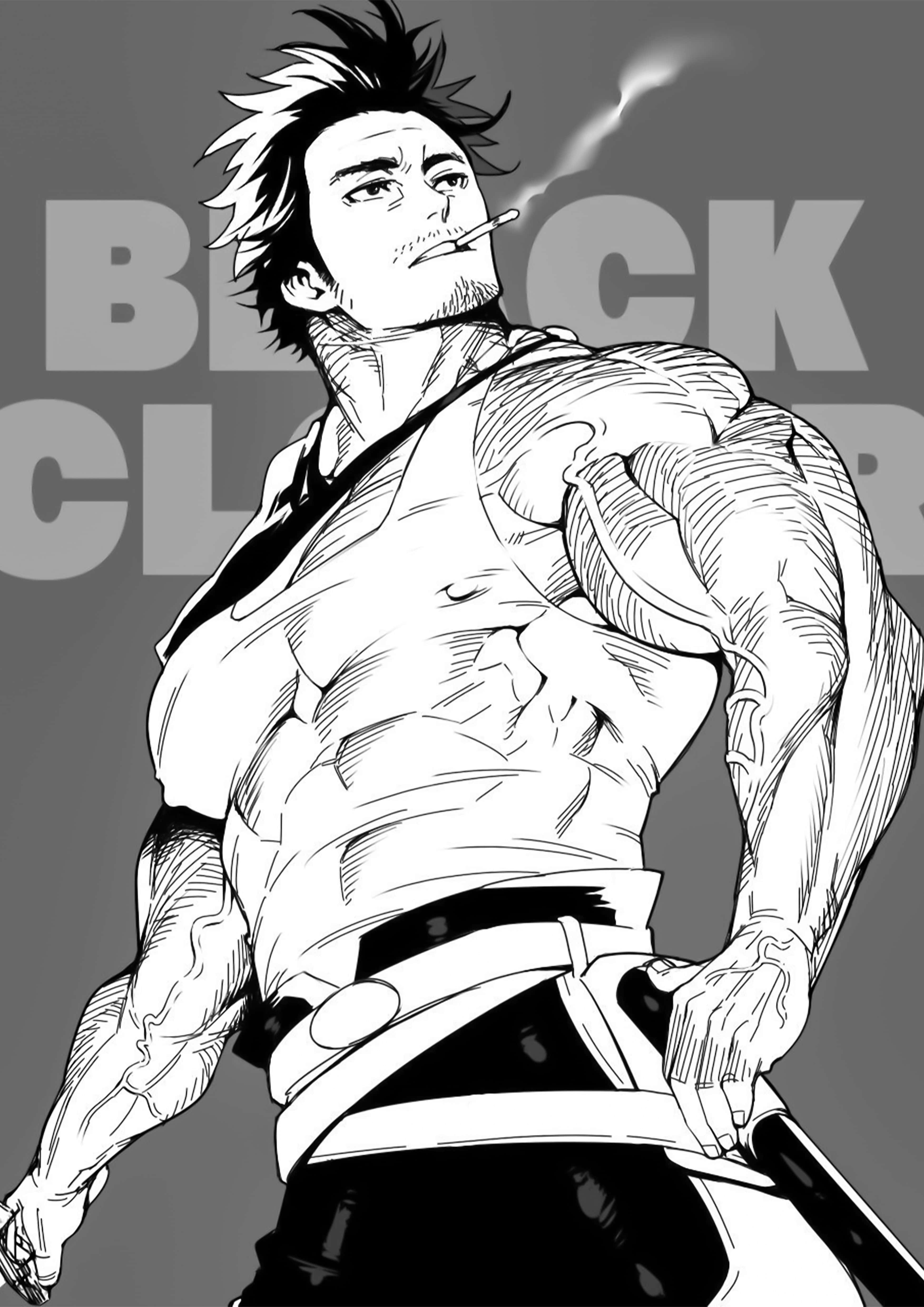 Yami, Black Clover, spiky hair, 4K Phone Wallpaper