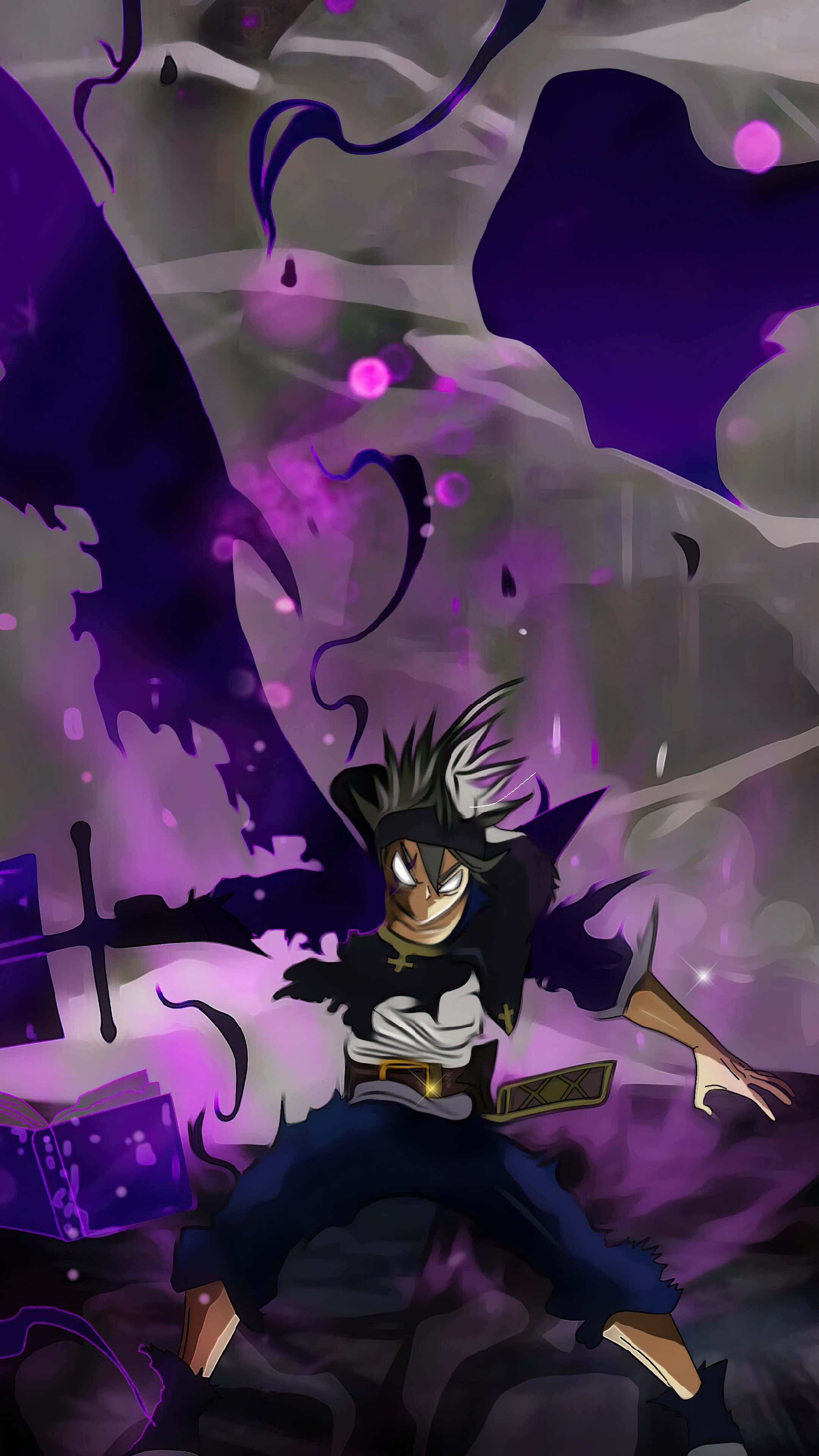 Black Clover Yuno, Yuno, spiky hair, 4K Phone Wallpaper