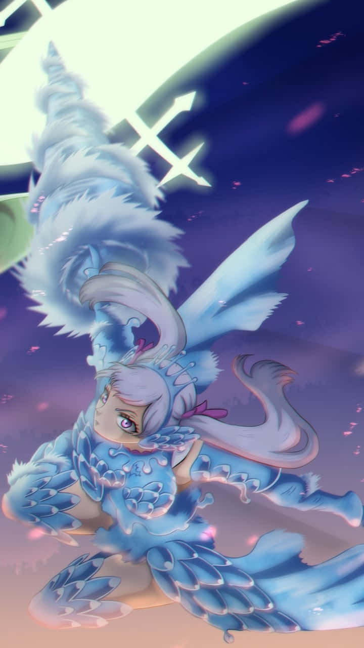 Black Clover Yuno, blue-furred, wings, HD Phone Wallpaper