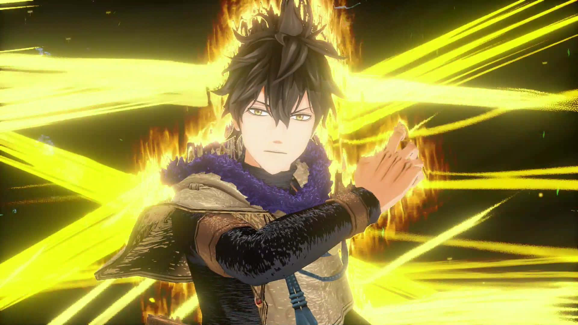 Black Clover Yuno, Yuno, sword, Full HD Desktop Wallpaper
