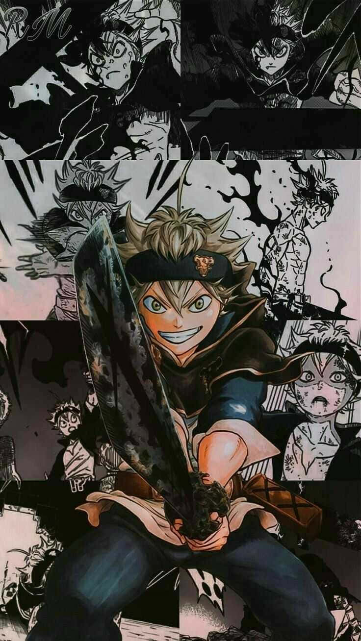 Black Clover, Yuno, spiky blonde hair, HD Phone Wallpaper