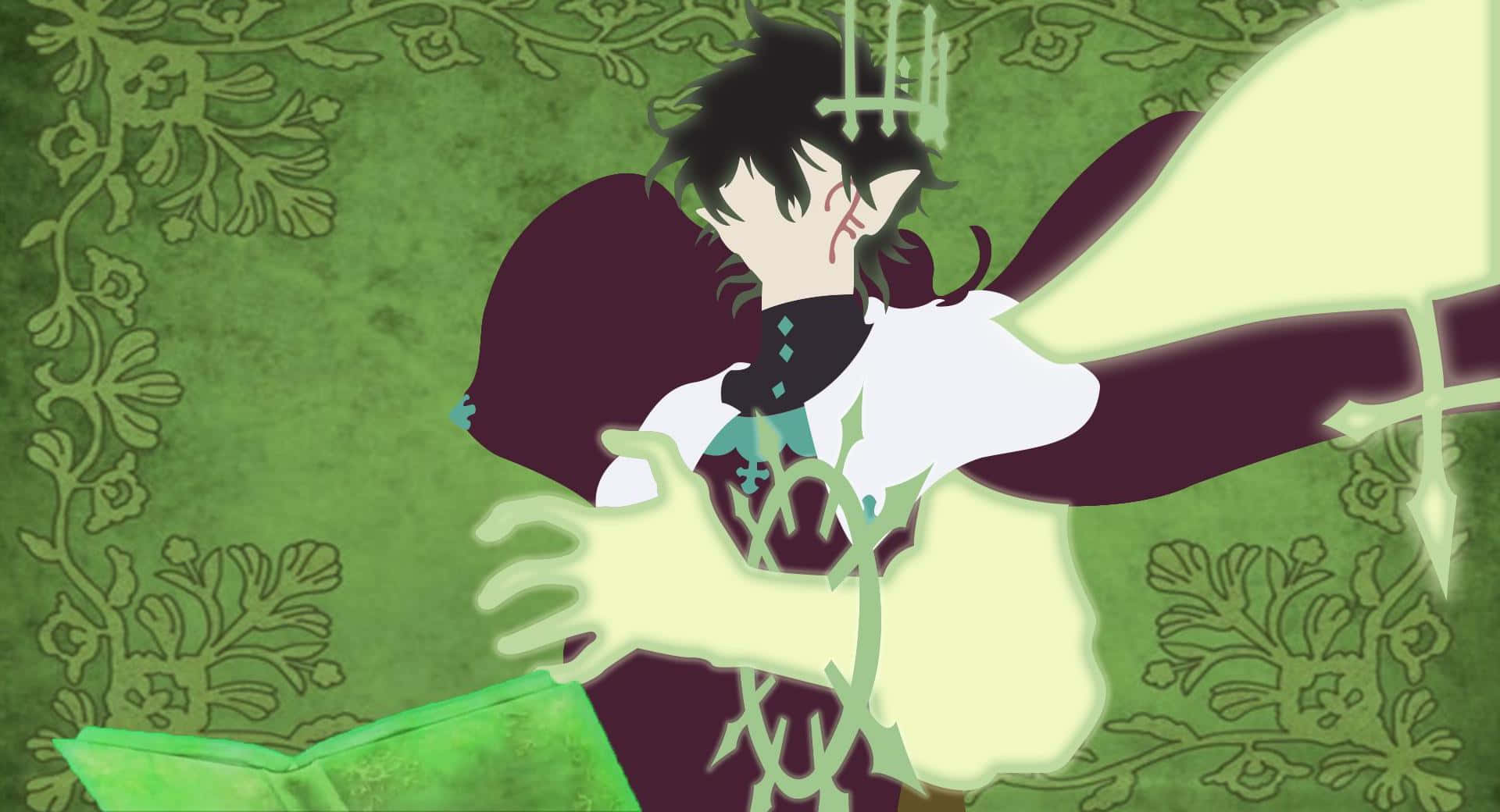 Black Clover, Yuno, glowing green energy, Full HD Desktop Wallpaper