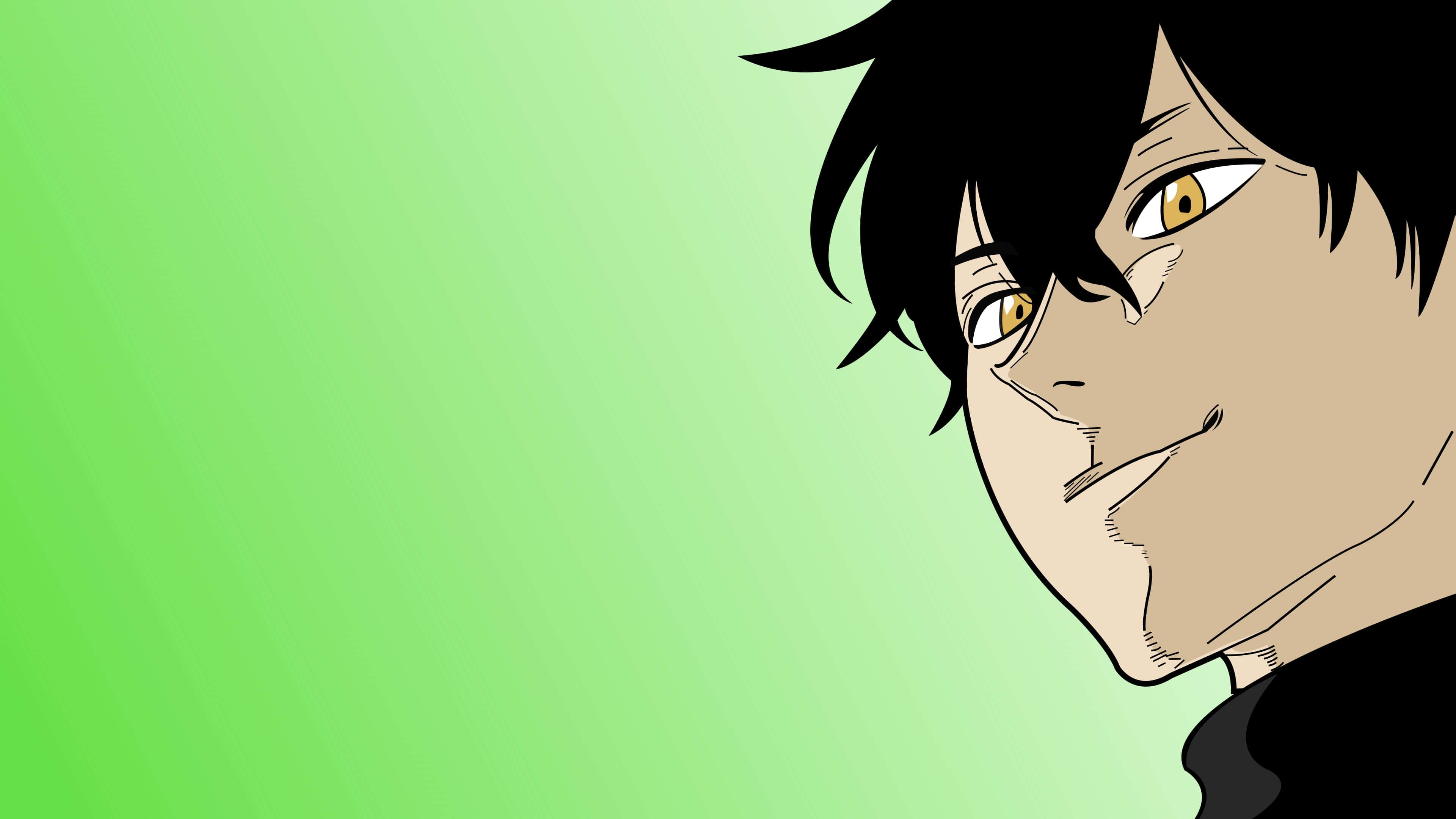 Black Clover, Yuno, black hair, 4K Desktop Wallpaper