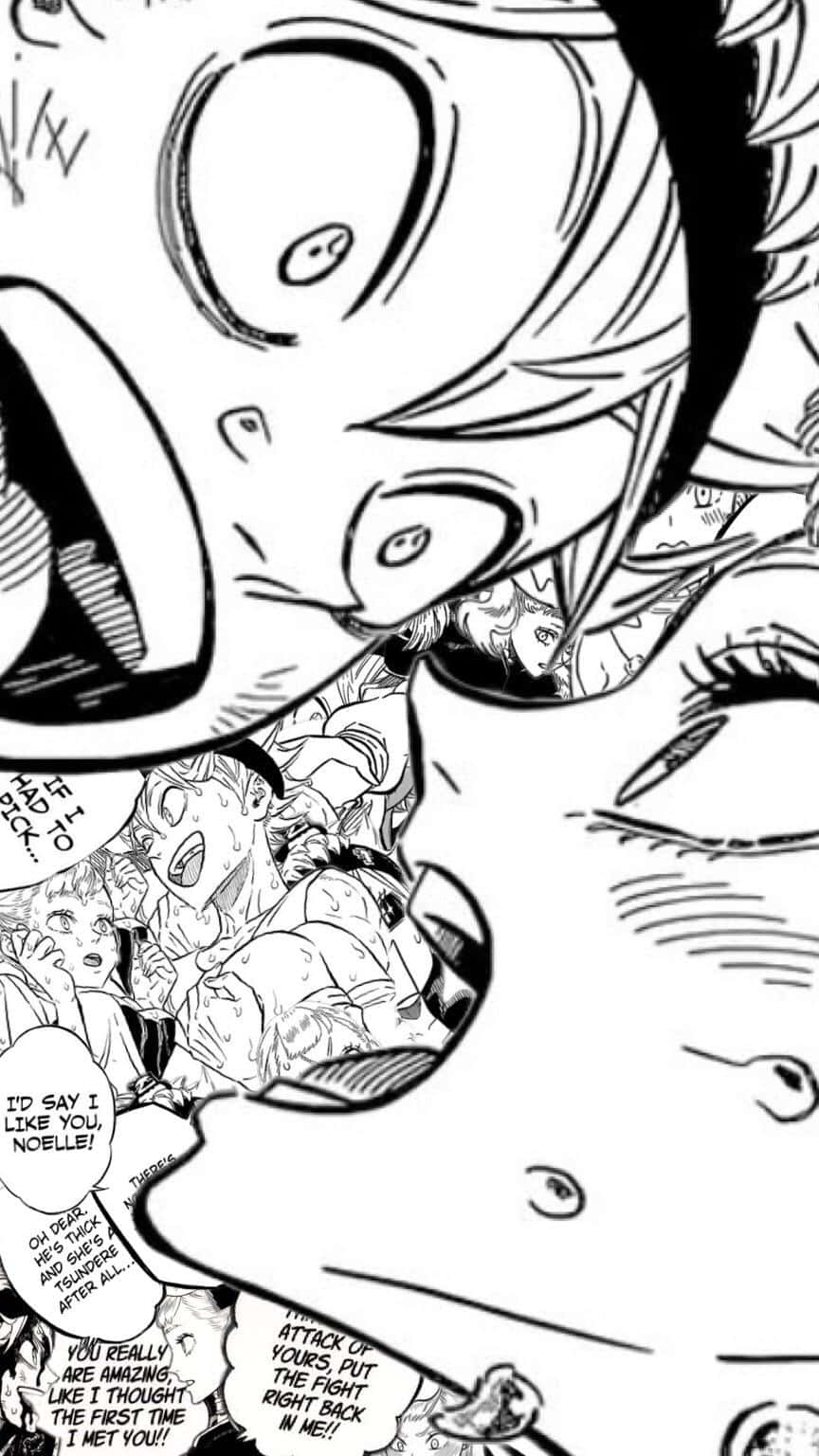 Black Clover, iPhone, manga panel, HD Phone Wallpaper