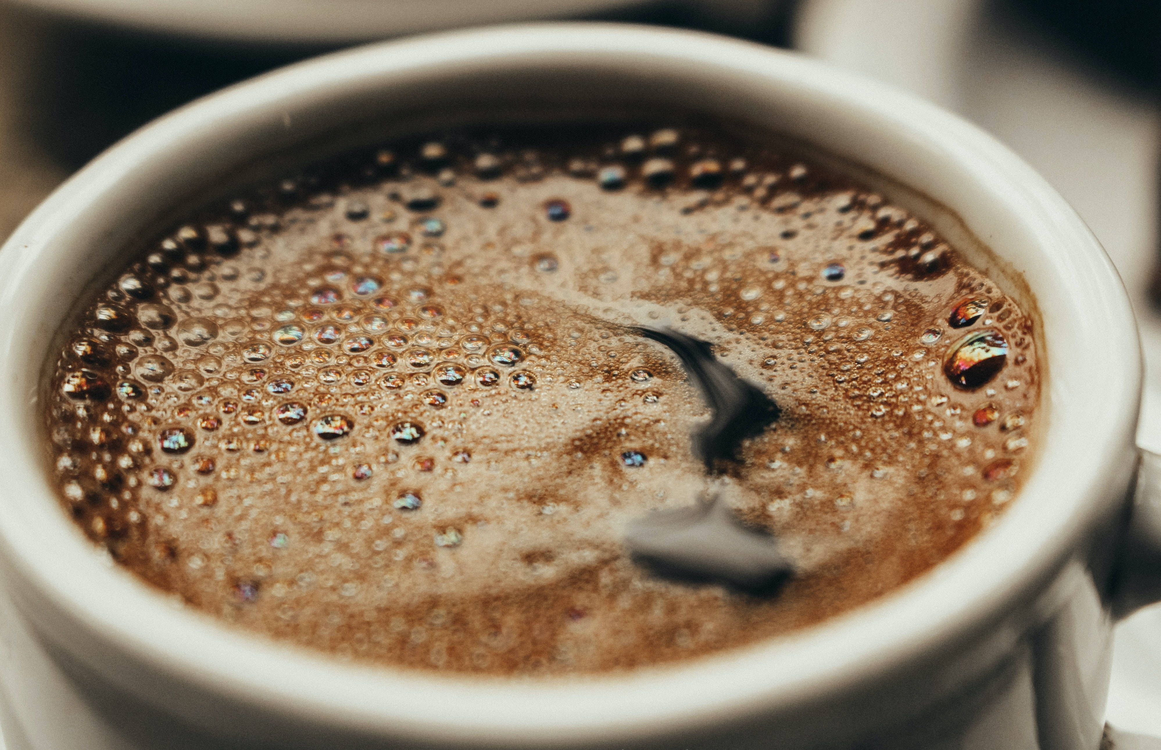 Black Coffee, coffee cup, steaming cup of coffee, 4K Desktop Wallpaper