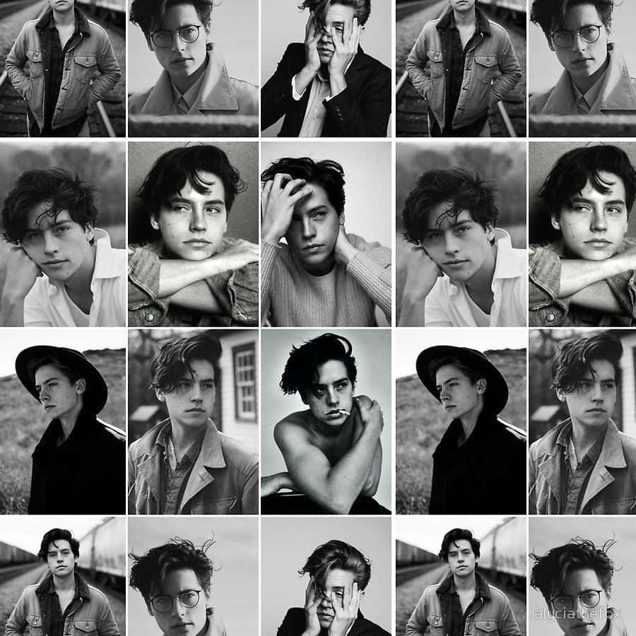 black and white photo, man with a hat, young man, SD Desktop Wallpaper