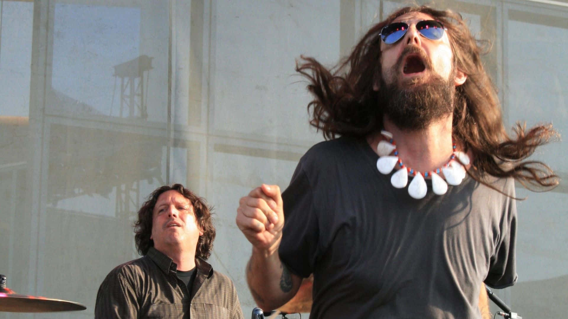 The Black Crowes, bearded man, long hair, Full HD Desktop Wallpaper