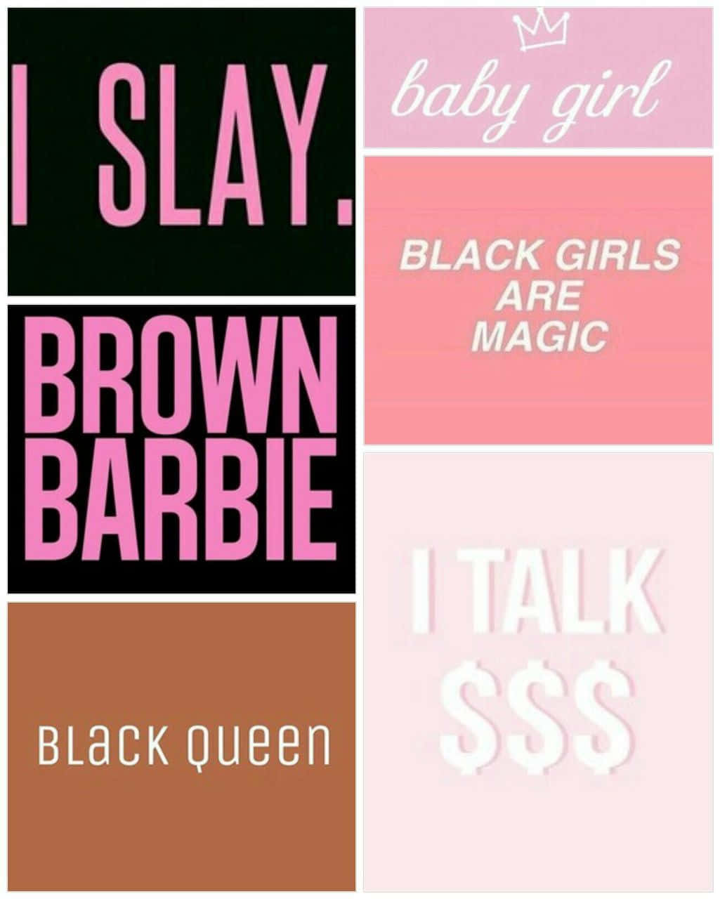 black girl magic, BLACK GIRLS ARE MAGIC, pink and brown text blocks, HD Phone Wallpaper