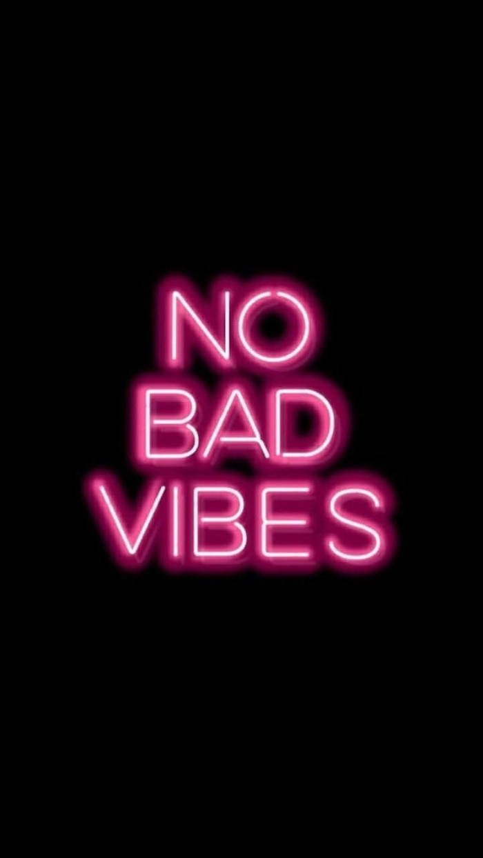 Black Cute Girly, neon sign, vibrant pink, SD Phone Wallpaper