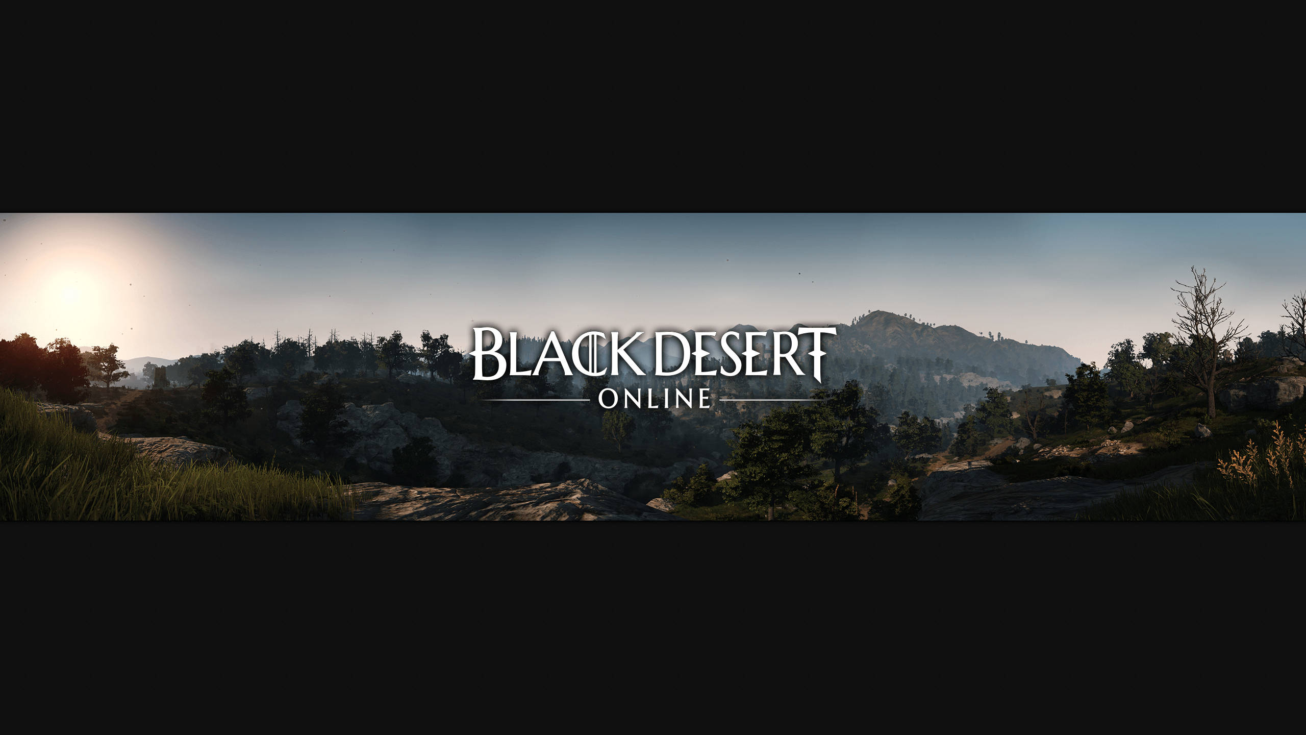 Black Desert Online, Sunset, rugged mountainous landscape, 2K Desktop Wallpaper