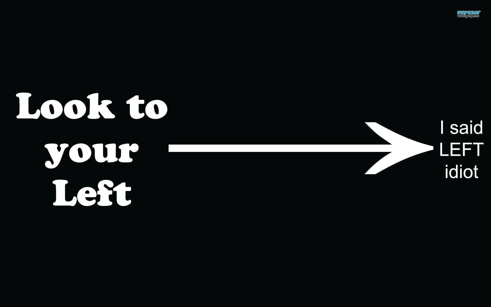 Cool Funny Desktop Meme, stark black background, bold white text, Full HD Desktop Wallpaper