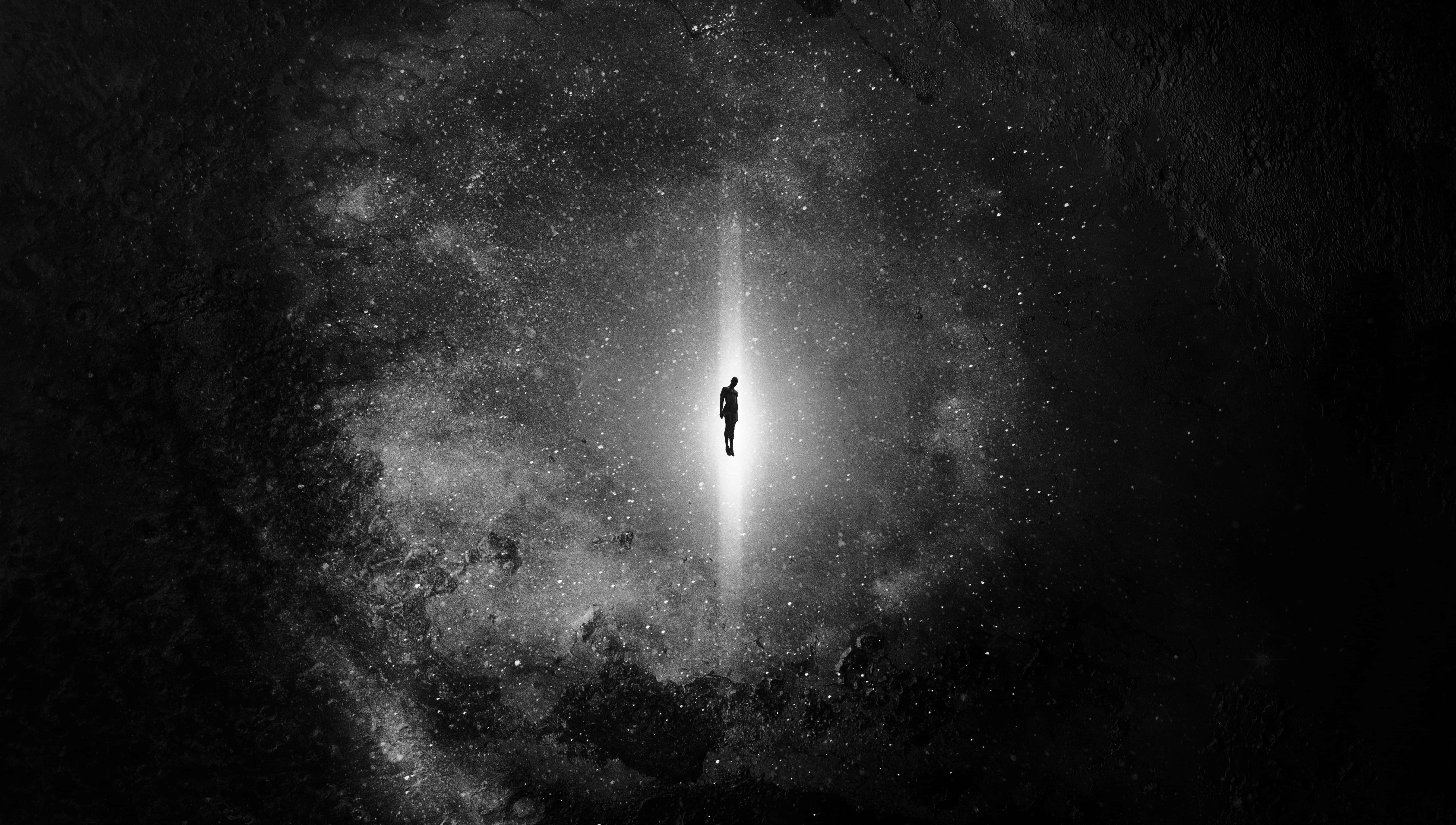 Black Dope, cosmic tunnel, stars, 5K Desktop Wallpaper