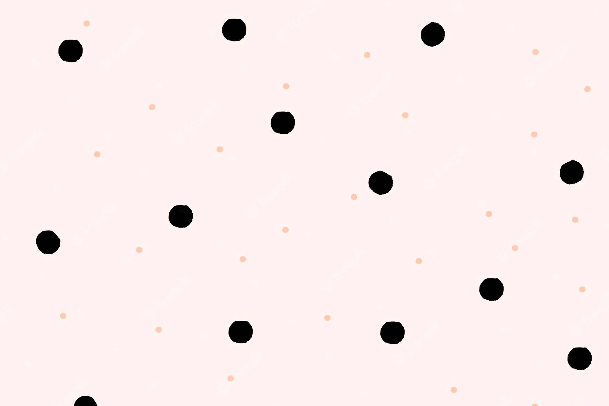 Pink And Black Dot iPhone, black dots, peach dots, Full HD Desktop Wallpaper