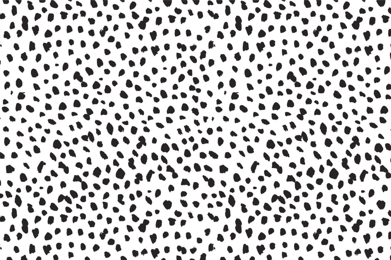 black dots, irregular brushstroke spots, white background, HD Desktop Wallpaper