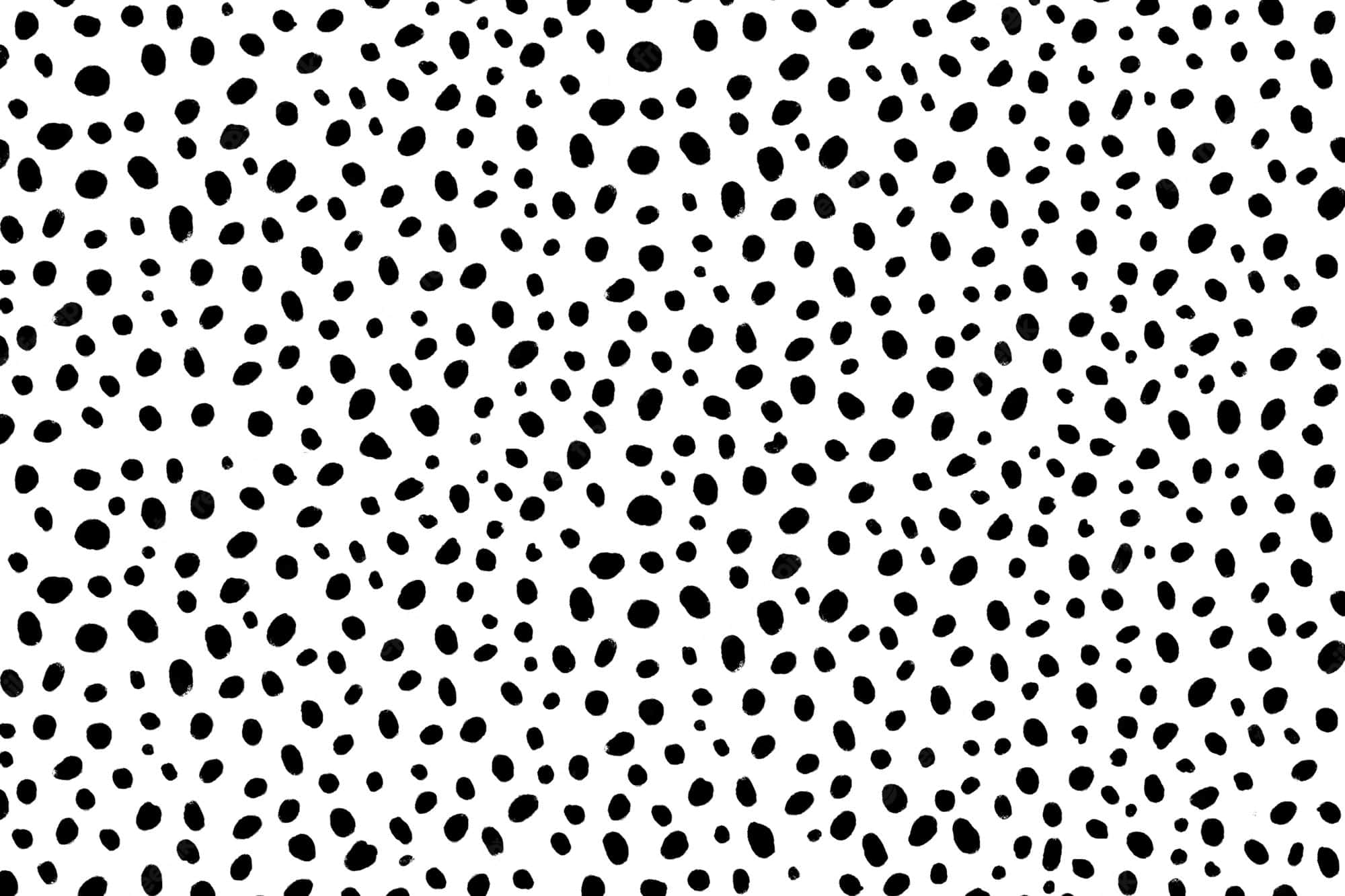 black dots, black and white pattern, irregular spots, Full HD Desktop Wallpaper
