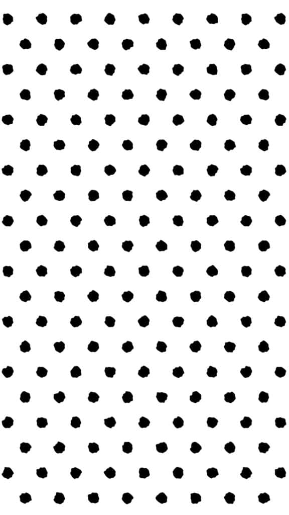 black dots, white background, polka dots, SD Phone Wallpaper