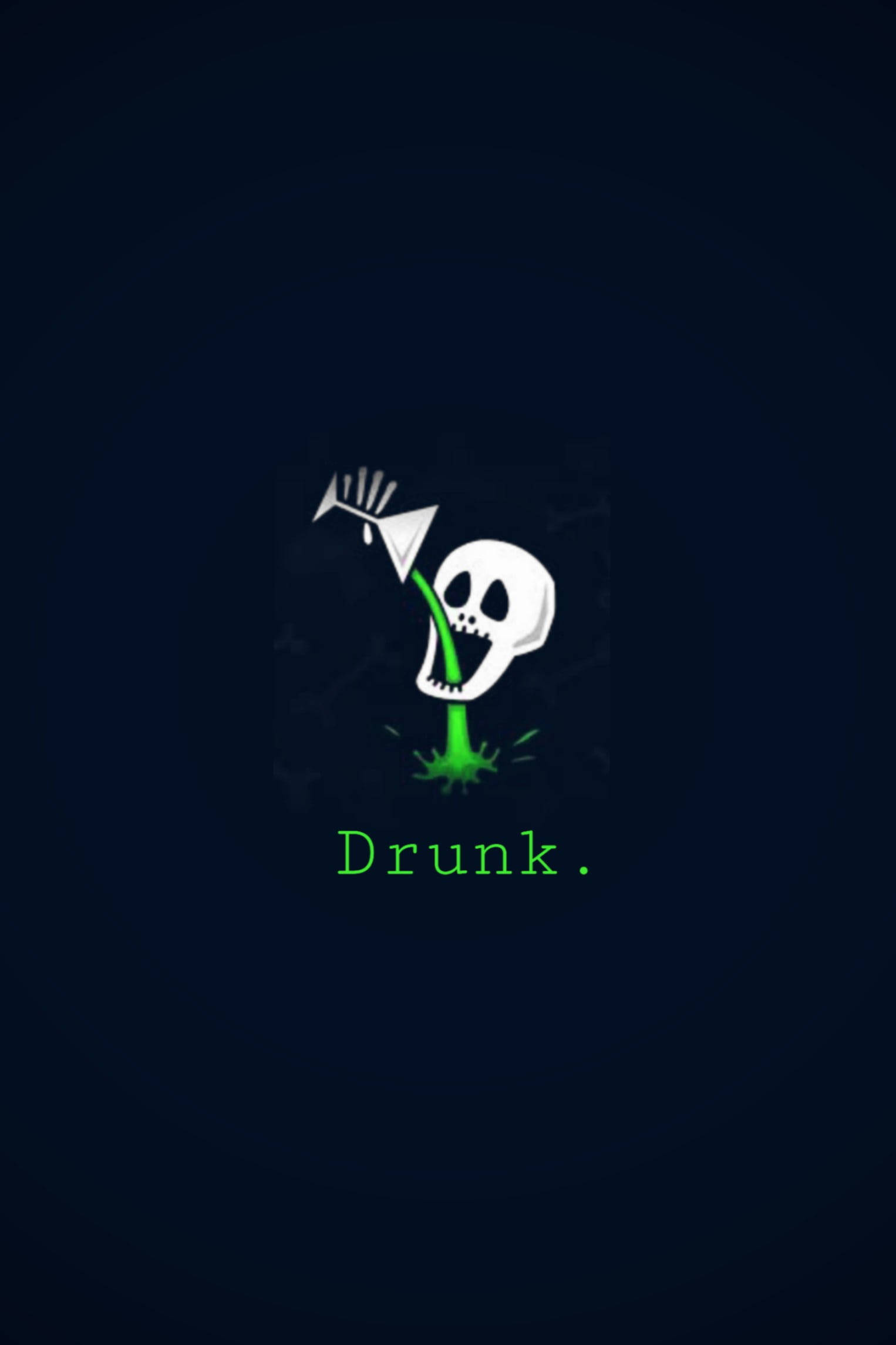 Black Emoji, skeleton, green liquid, Full HD Phone Wallpaper