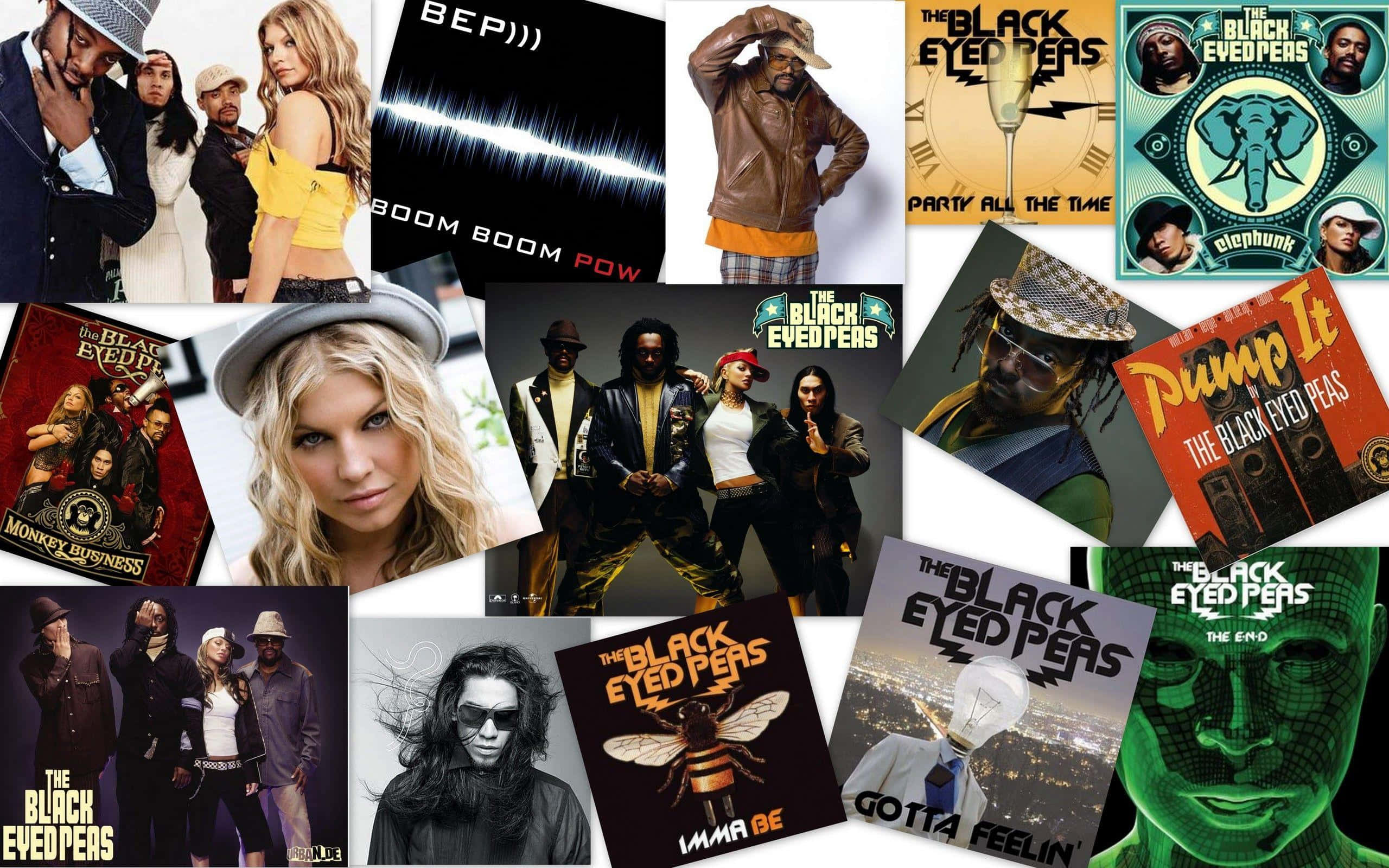 The Black Eyed Peas, album covers, promotional photos, 2K Desktop Wallpaper