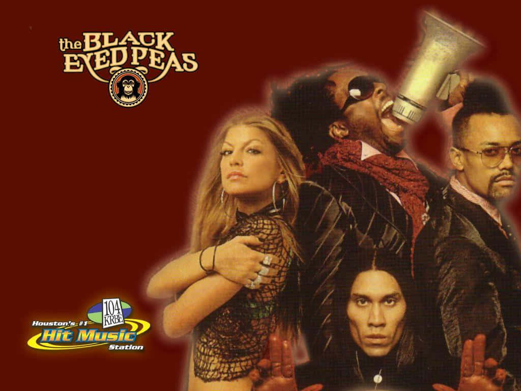 The Black Eyed Peas, megaphone, radio station logo, SD Desktop Wallpaper