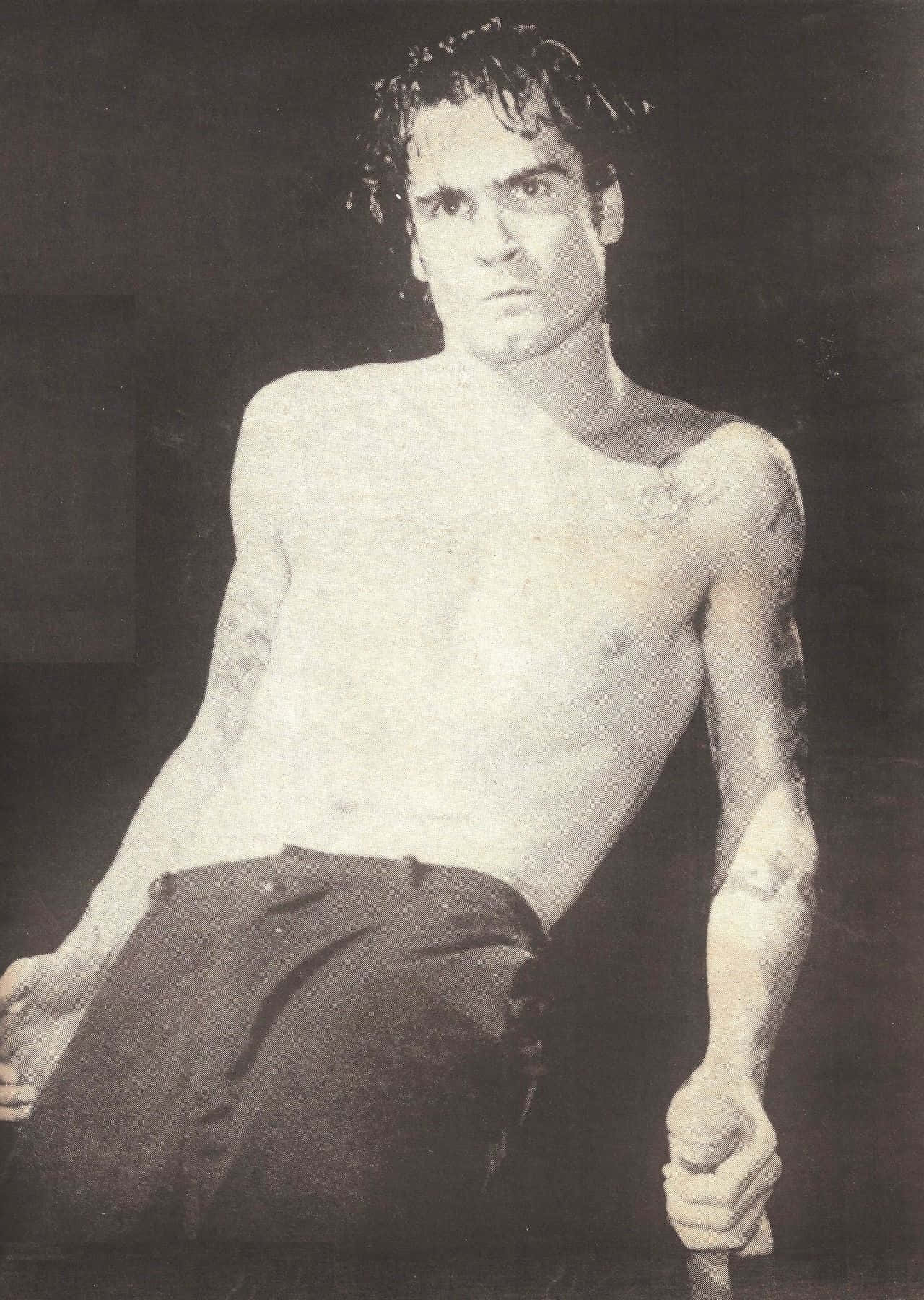 Black Flag Band, shirtless man, tattoos, HD Phone Wallpaper