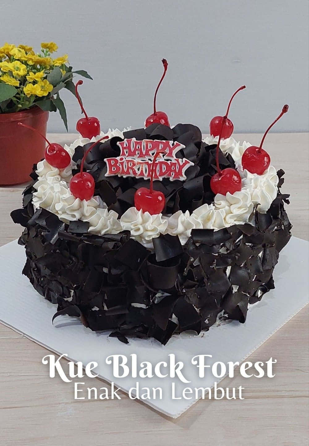 Black Forest Cake, whipped cream, bright red cherries, HD Phone Wallpaper