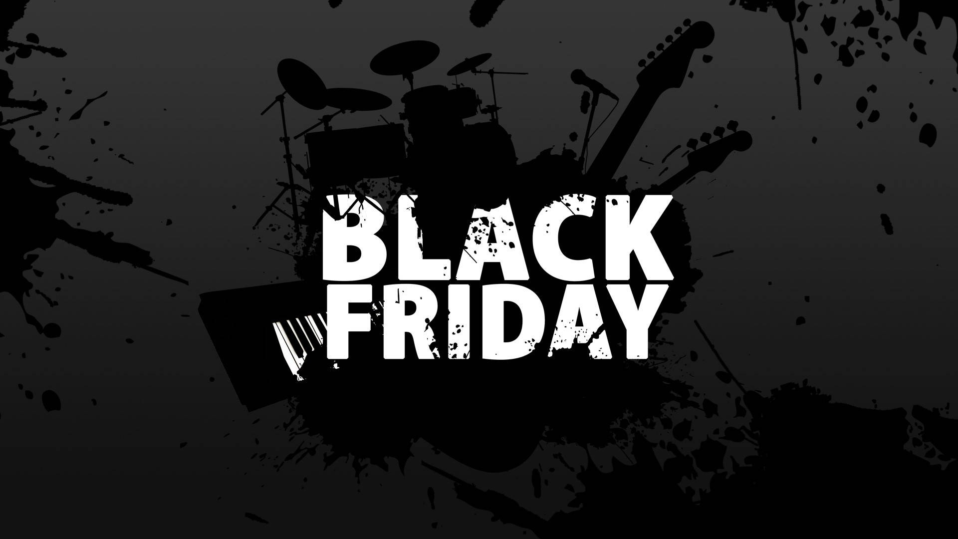 Black Friday, black and white graphic, BLACK FRIDAY text, Full HD Desktop Wallpaper