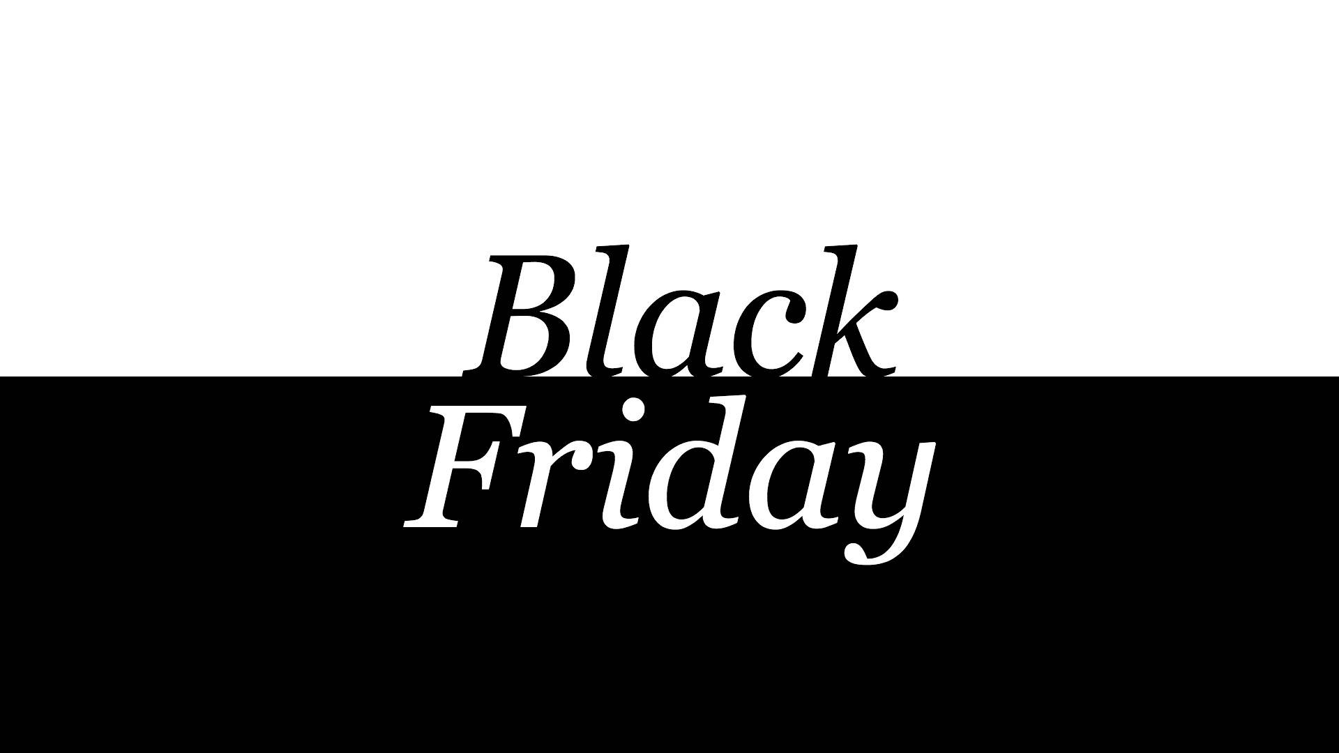 Black Friday, black and white, split background, Full HD Desktop Wallpaper