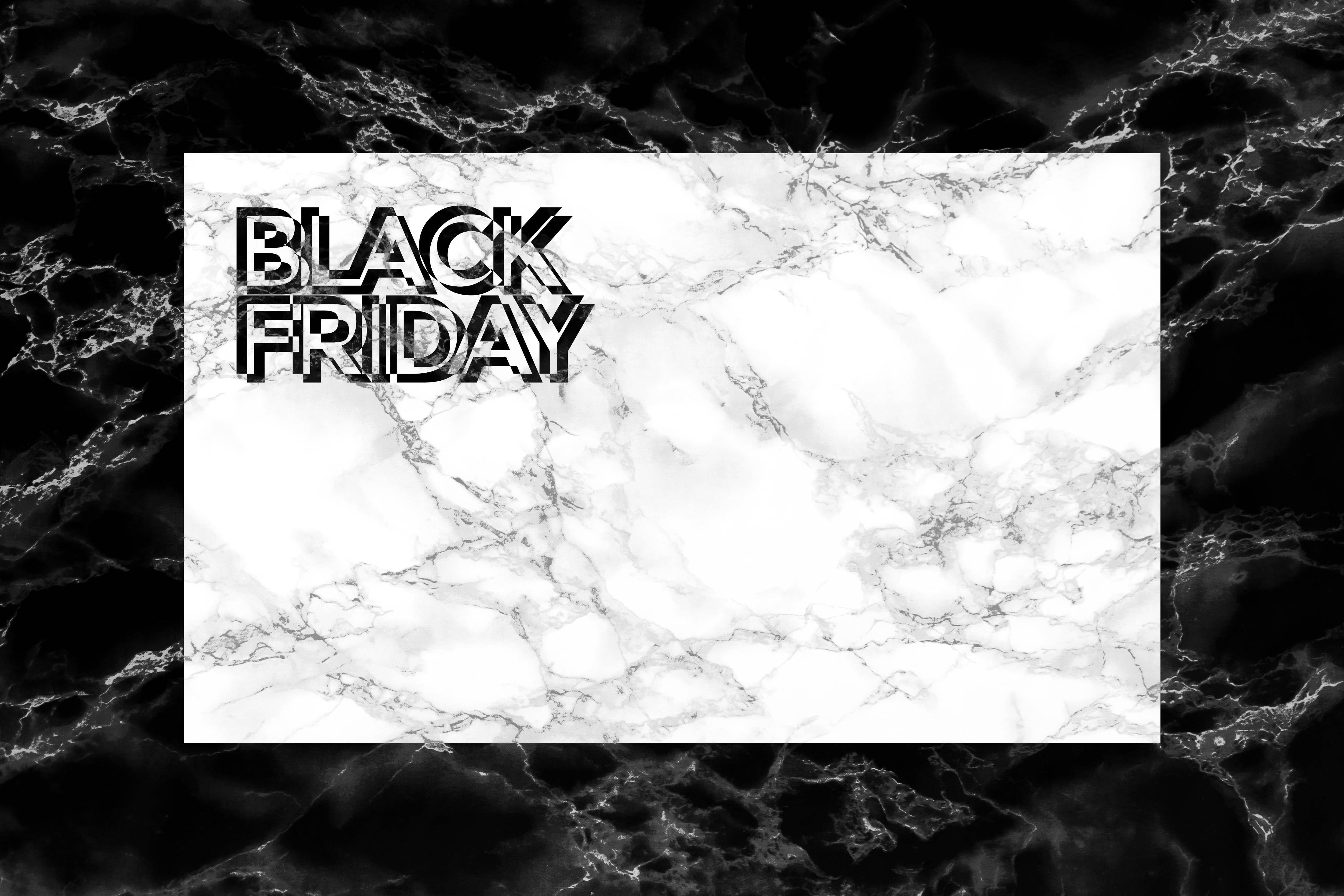 Black Friday, white marble, black marble, 4K Desktop Wallpaper