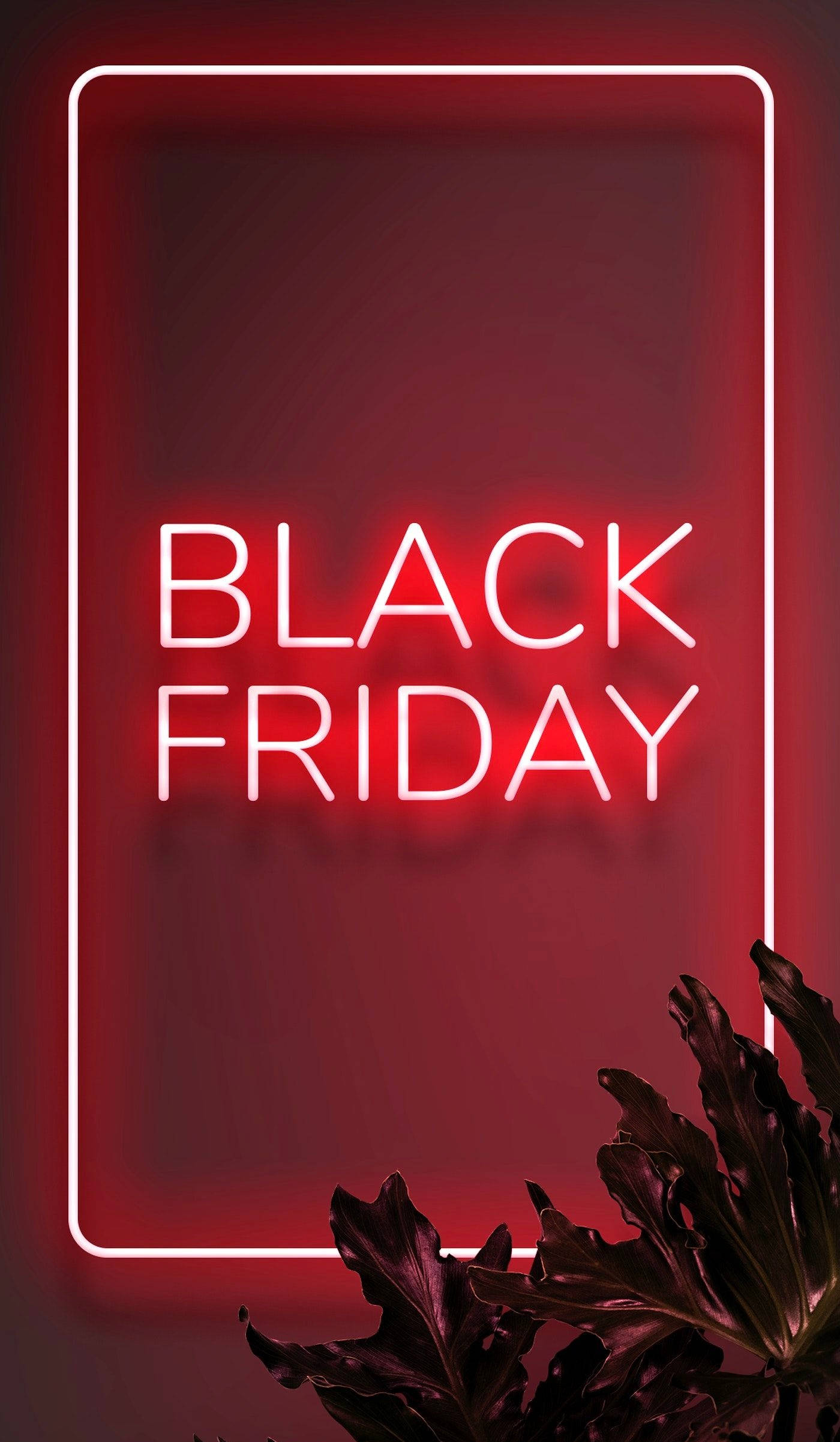 Neon Red, BLACK FRIDAY, deep red wall, Full HD Phone Wallpaper