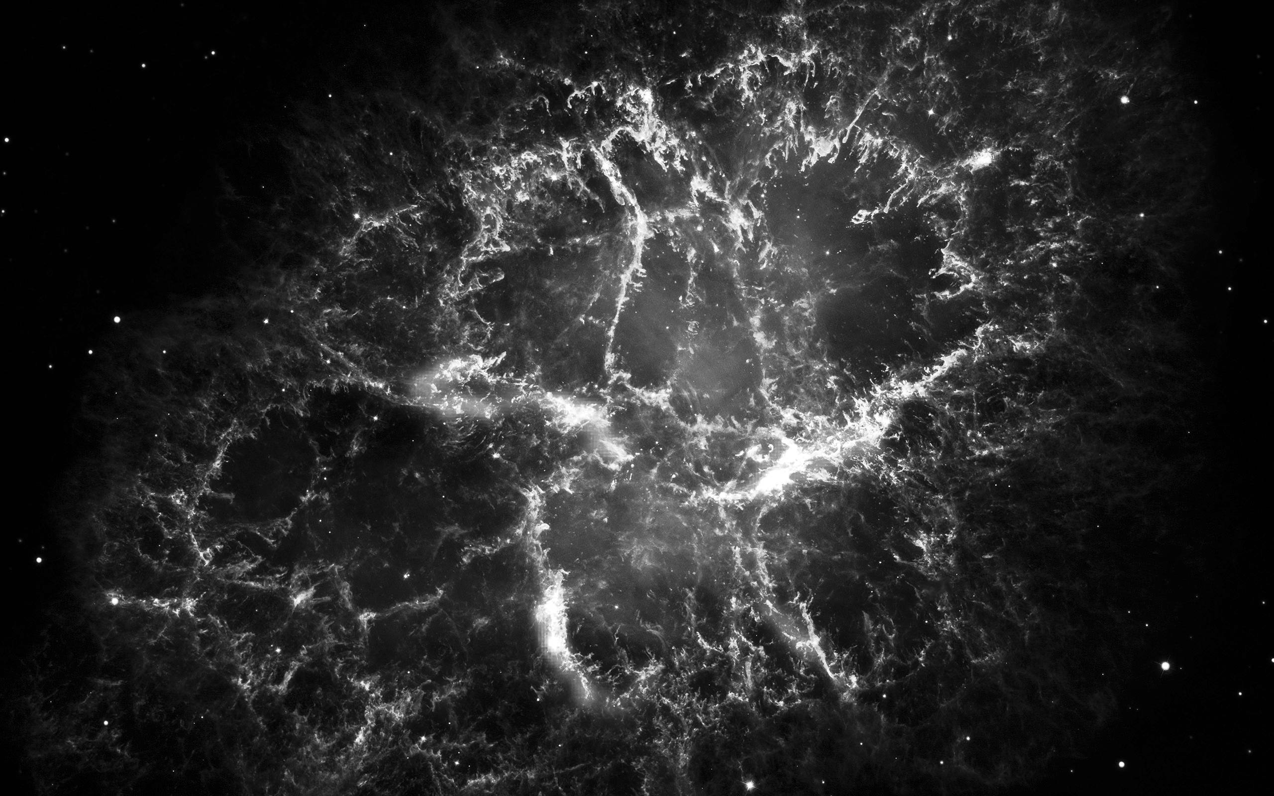 Dark Nebula Galaxy, black, cosmic nebula, 2K Desktop Wallpaper