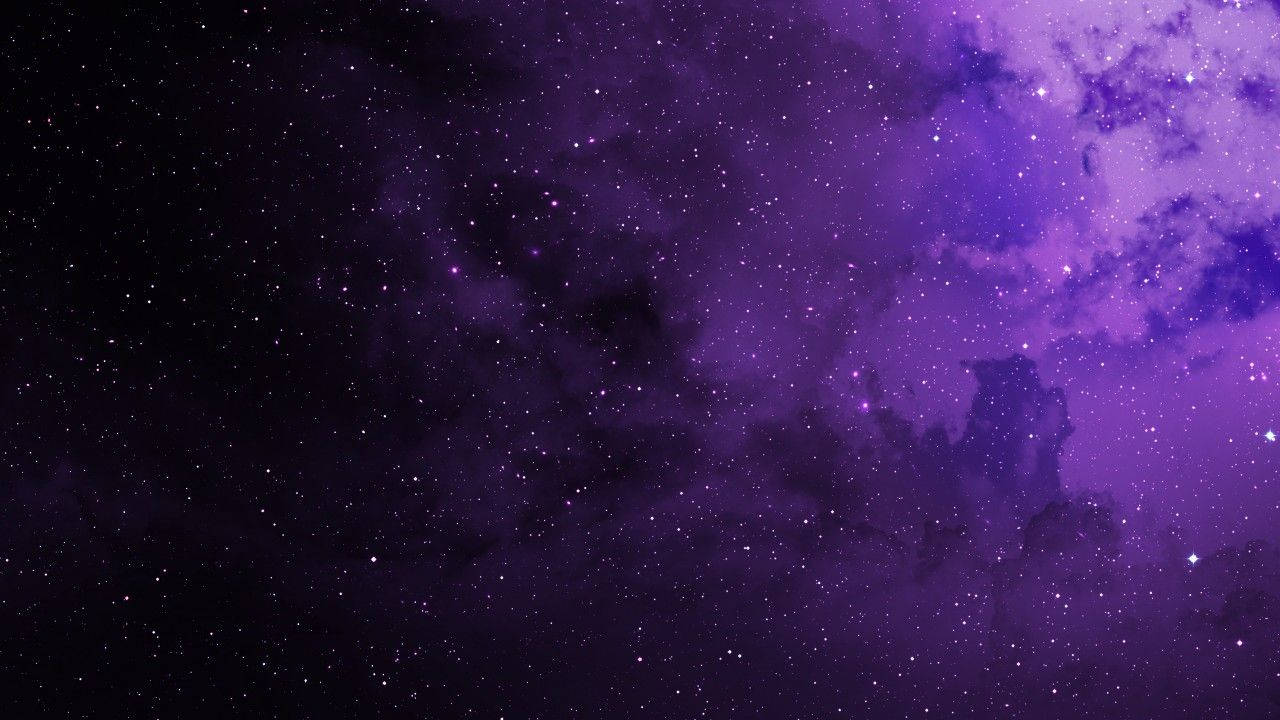 dark purple nebulae, twinkling stars, dark void, HD Desktop Wallpaper