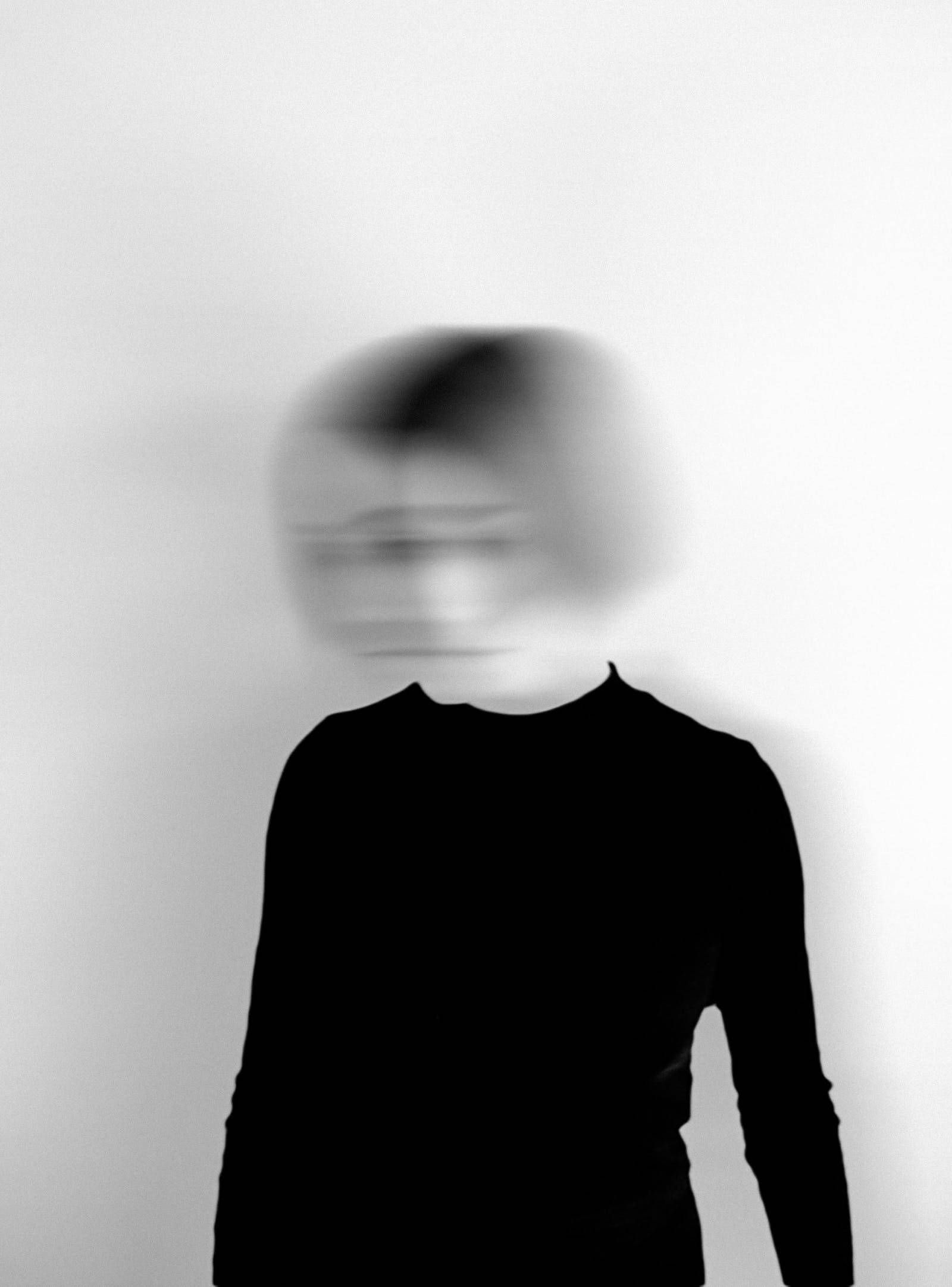 black silhouette, obscured face, plain white wall, Full HD Phone Wallpaper