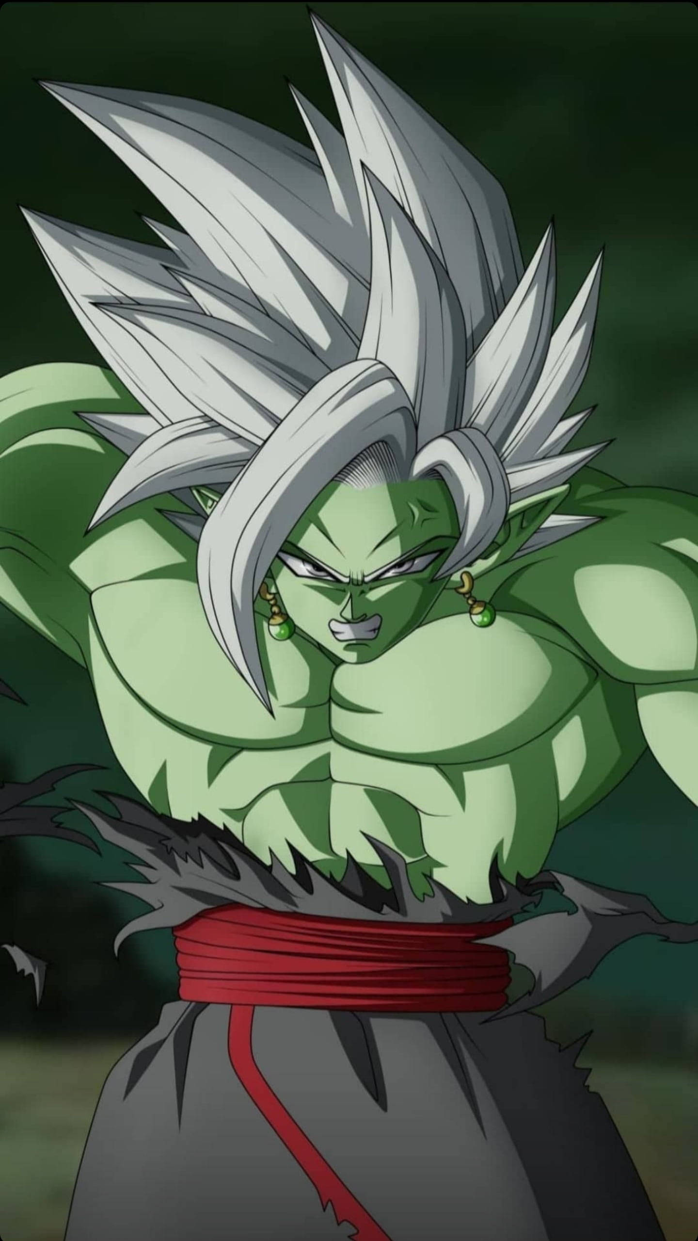 Black Goku, Strong Live, green-skinned, Full HD Phone Wallpaper