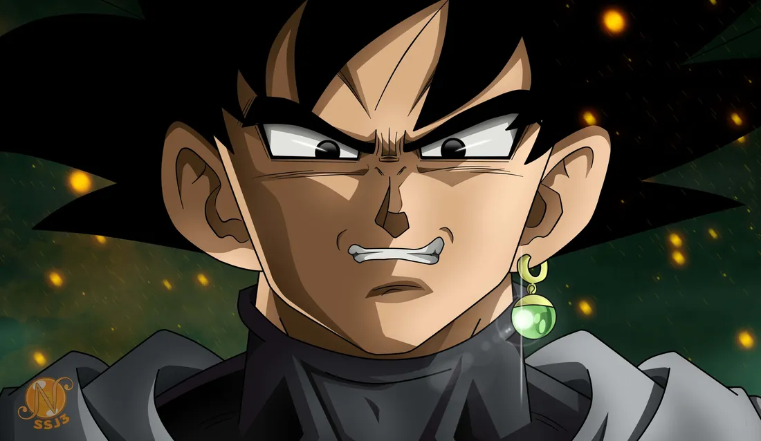 Black Goku Rose 4K