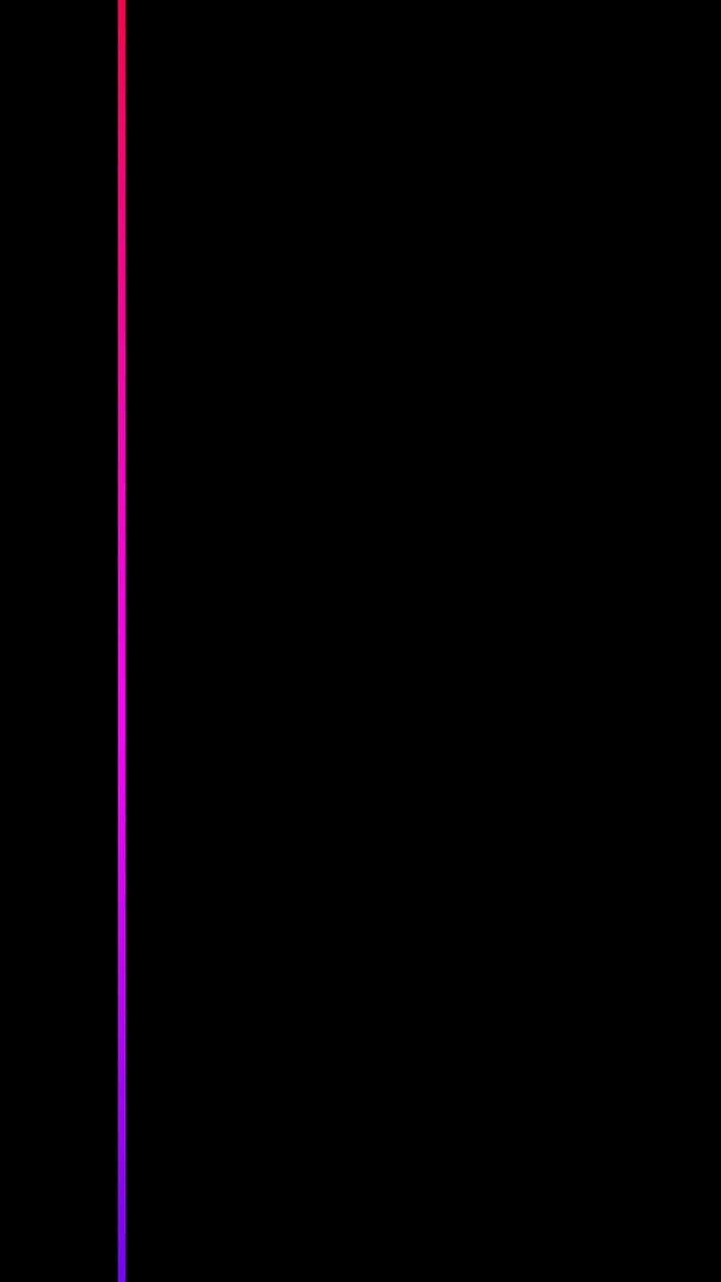 black gradient, red to purple gradient, solid black background, HD Phone Wallpaper