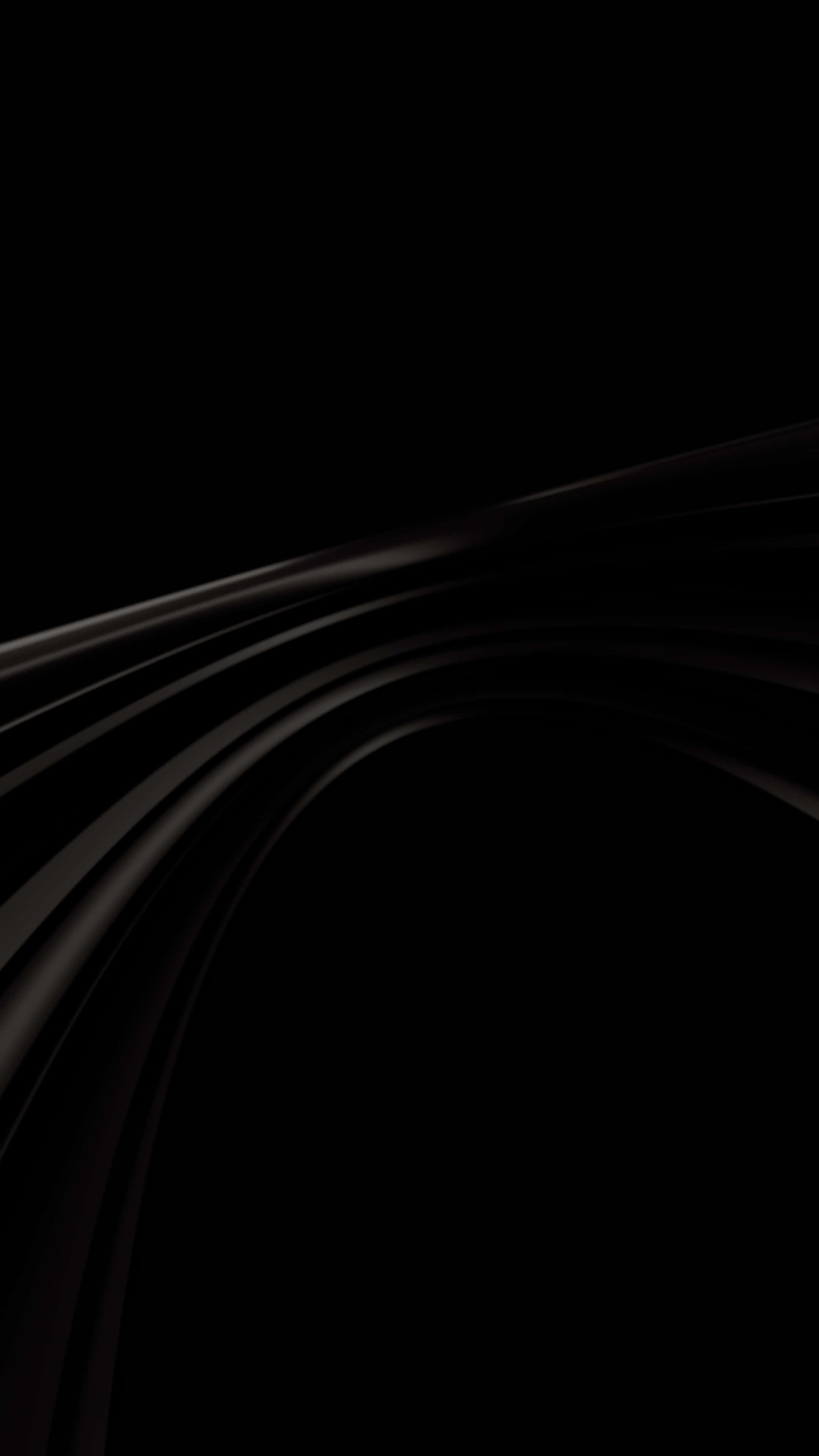 black gradient, glossy finish, smooth dark curves, 4K Phone Wallpaper