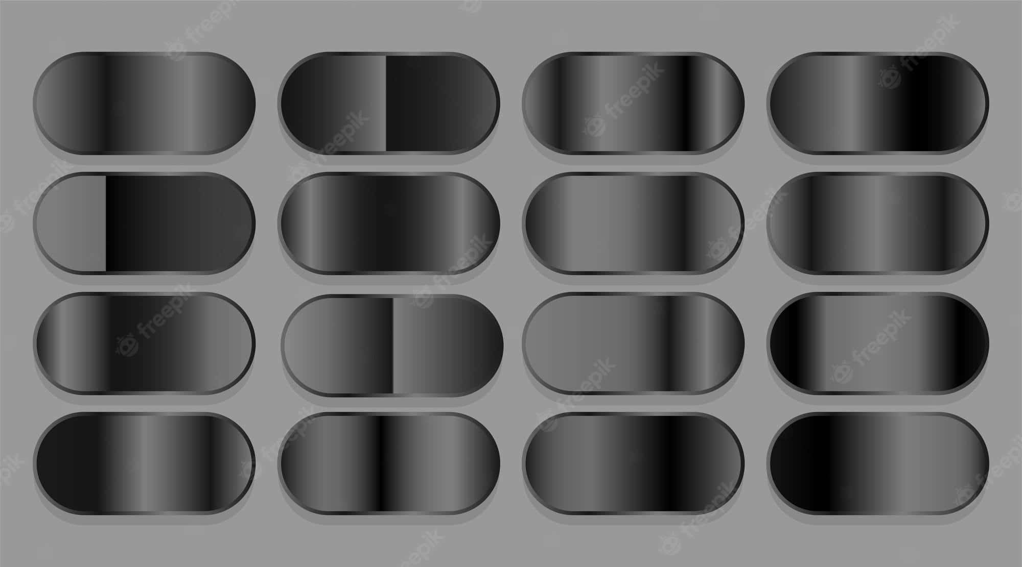 black gradient, metallic gray toggle switches, neutral gray background, Full HD Desktop Wallpaper