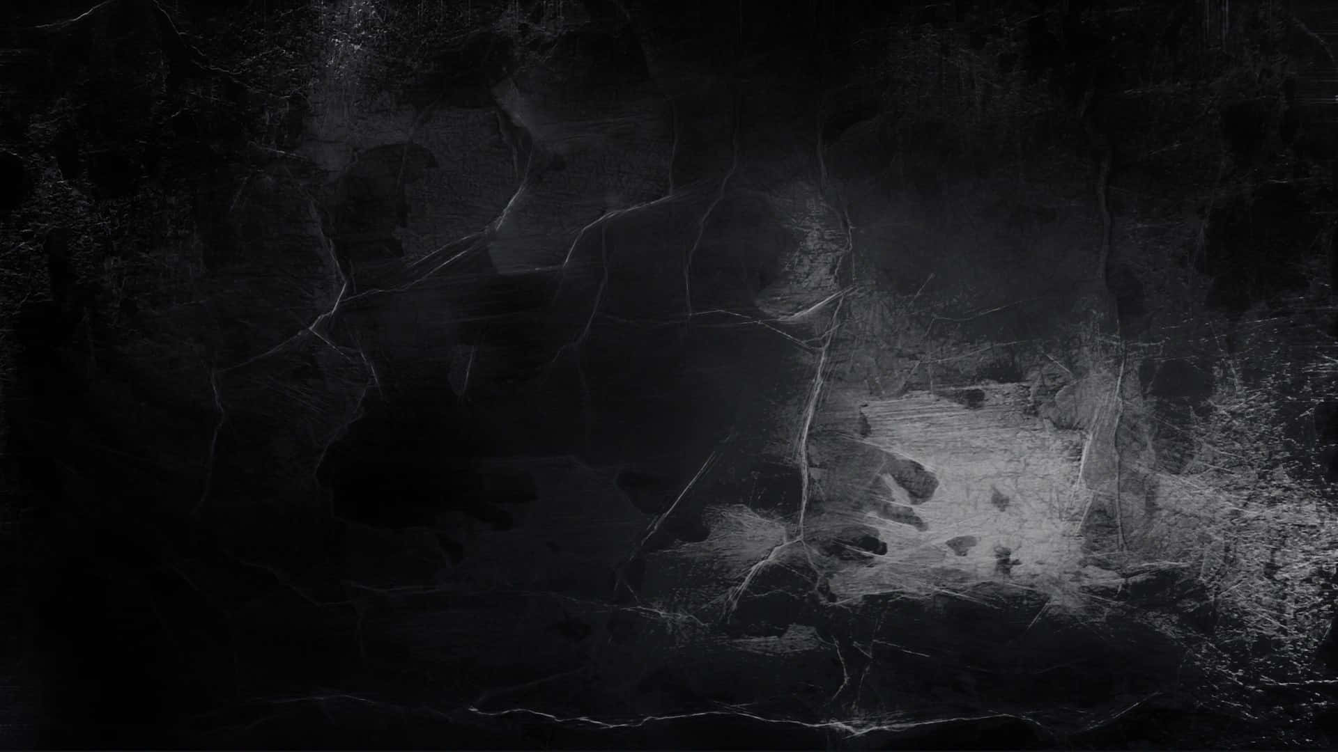 black grunge texture, cracked dark surface, faint glowing lines, Full HD Desktop Wallpaper