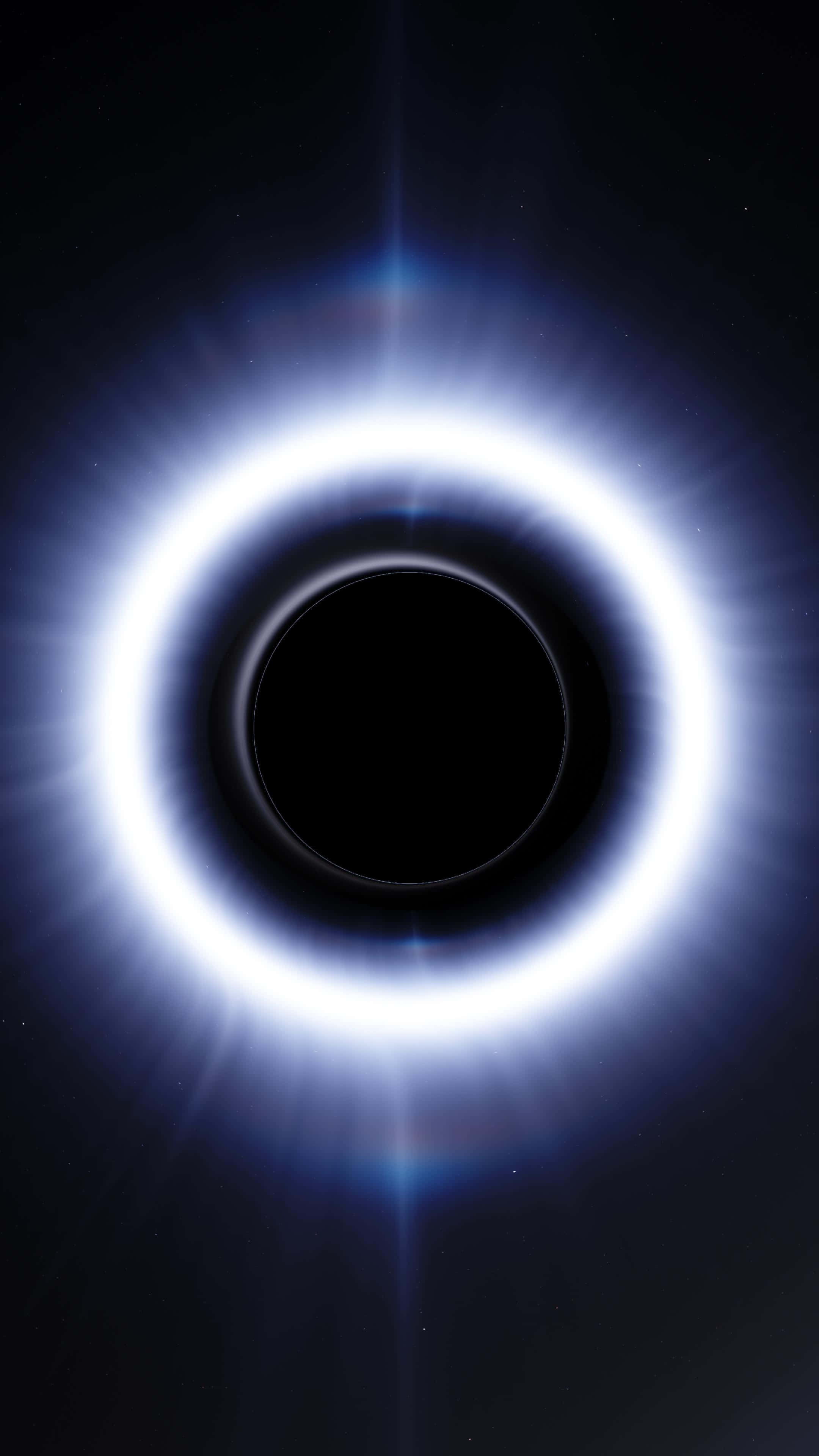 Black Hole Sun, black hole, accretion disk, 4K Phone Wallpaper