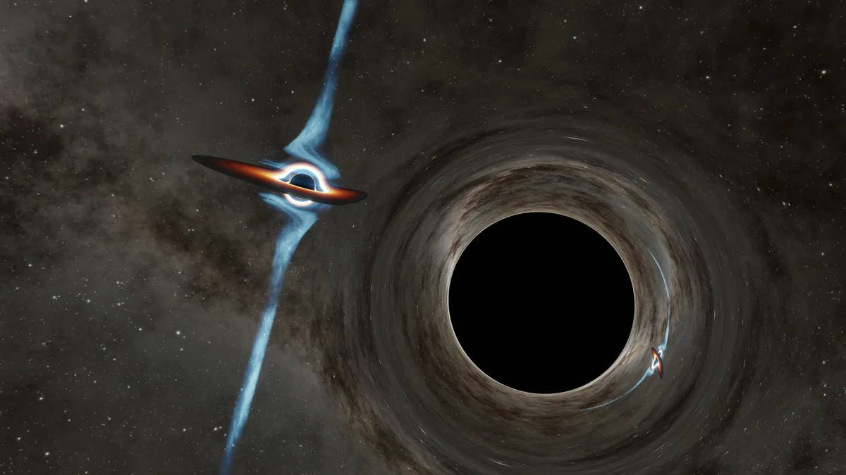 4K, black hole, accretion disk, SD Desktop Wallpaper
