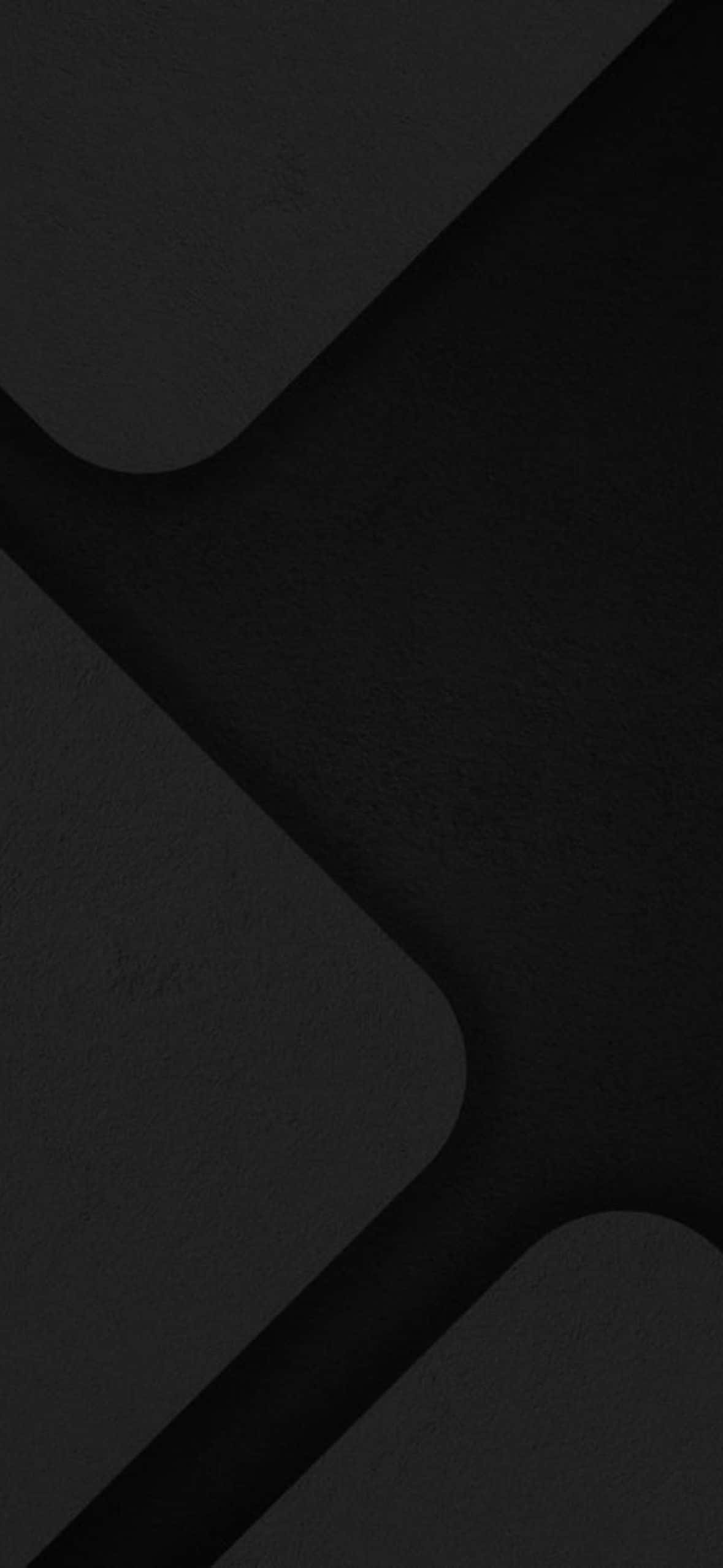 abstract black curves, matte black, geometric shapes, Full HD Phone Wallpaper