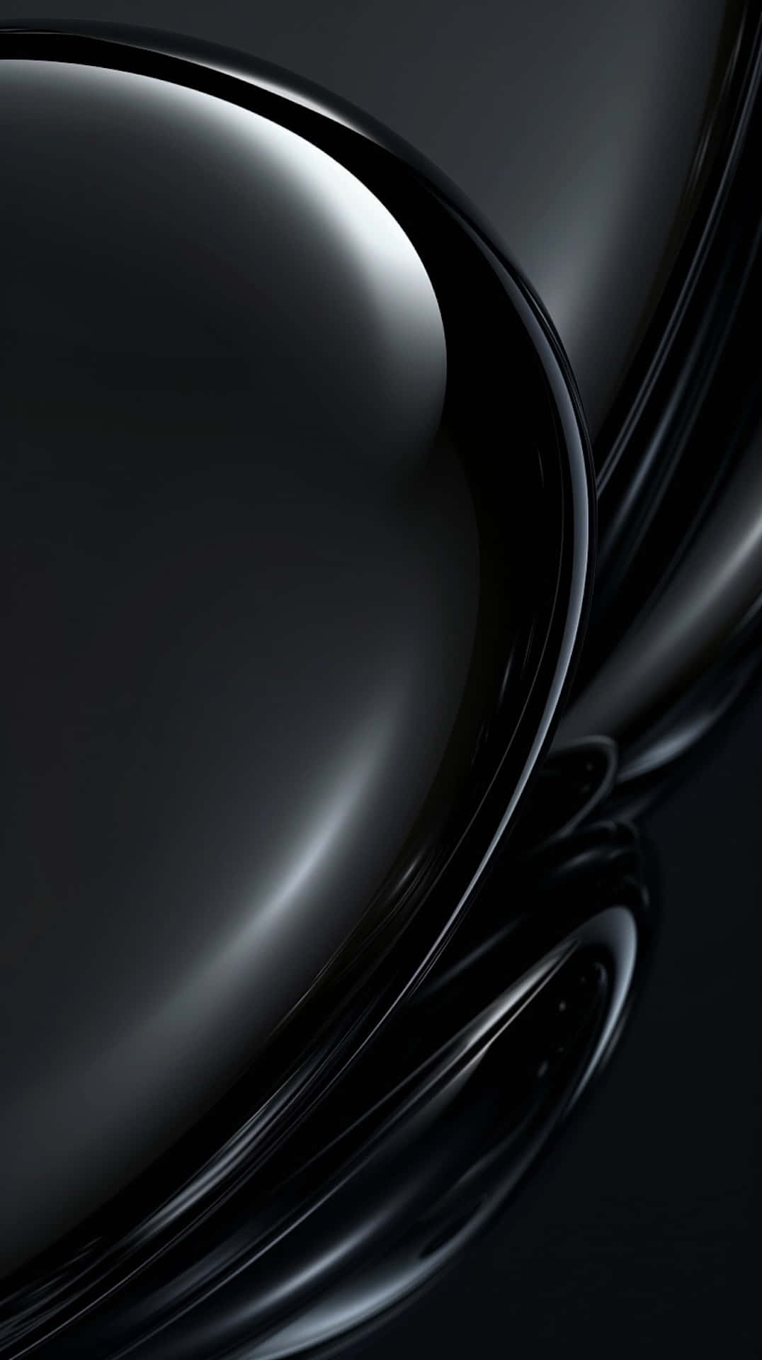 Black iPhone Xr, glossy black, abstract design, Full HD Phone Wallpaper
