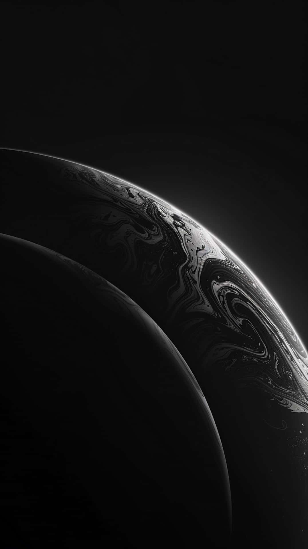 Black iPhone Xr, abstract, black and white, Full HD Phone Wallpaper