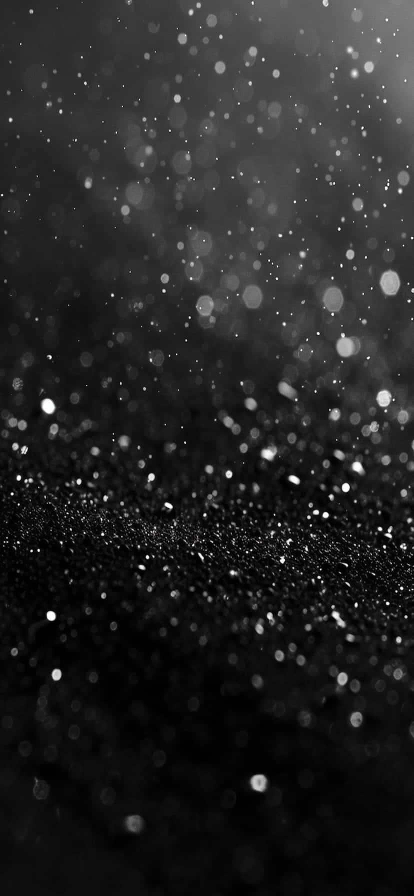 Black iPhone Xr, raindrops, monochrome, HD Phone Wallpaper