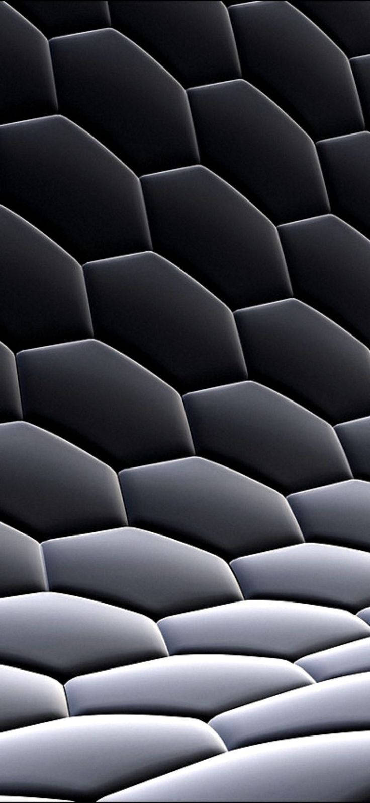 3D Phone, monochrome, sloped honeycomb, HD Phone Wallpaper