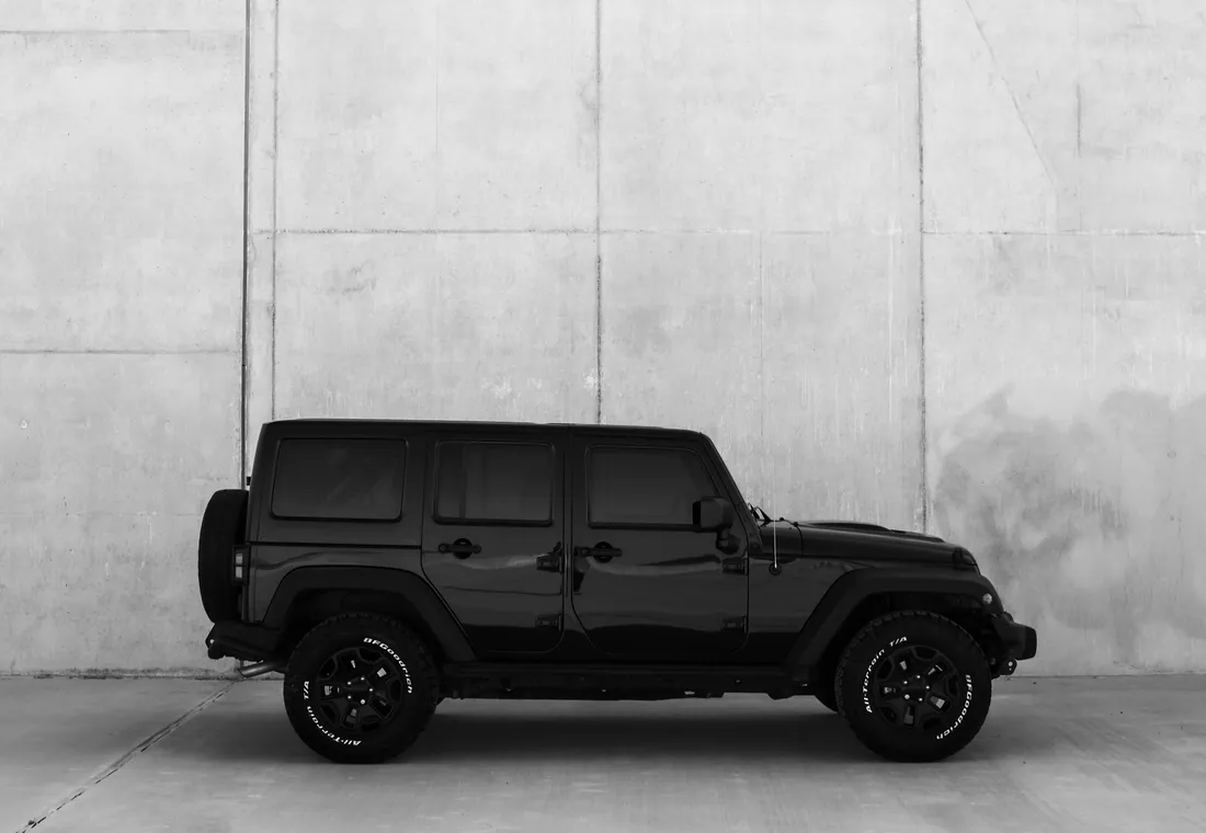 Black Jeep Wrangler